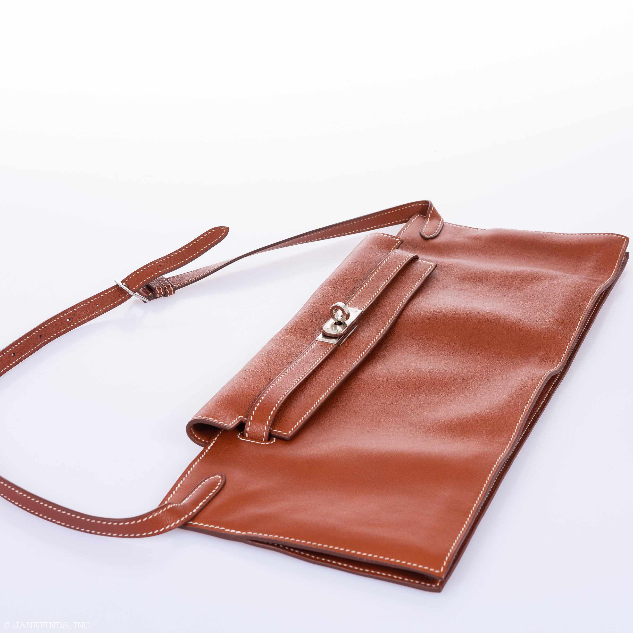 Hermès Kelly JPG Runway Belt Fanny Pack Gold Swift Palladium Hardware - Limited Edition