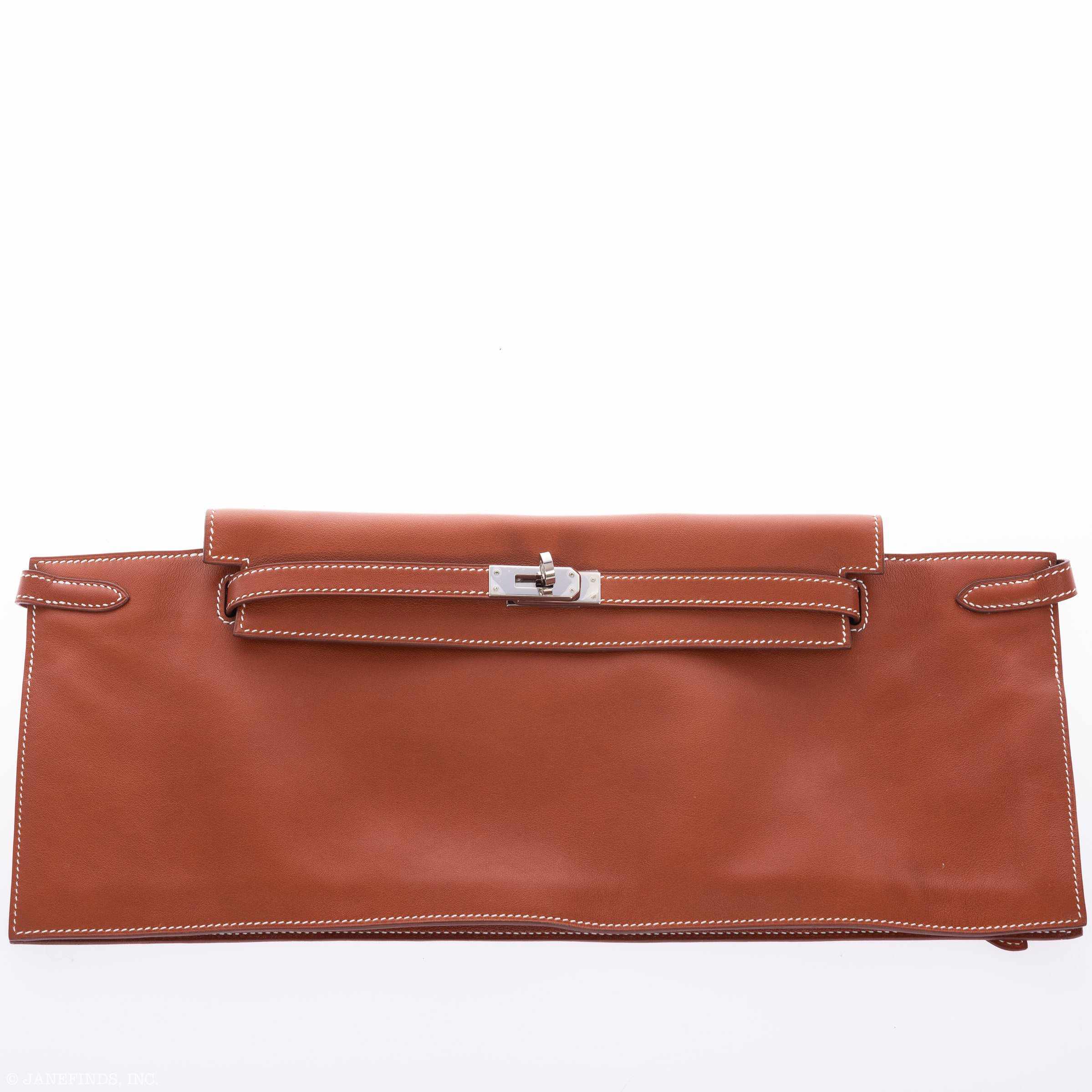 Hermès Kelly JPG Runway Belt Fanny Pack Gold Swift Palladium Hardware - Limited Edition