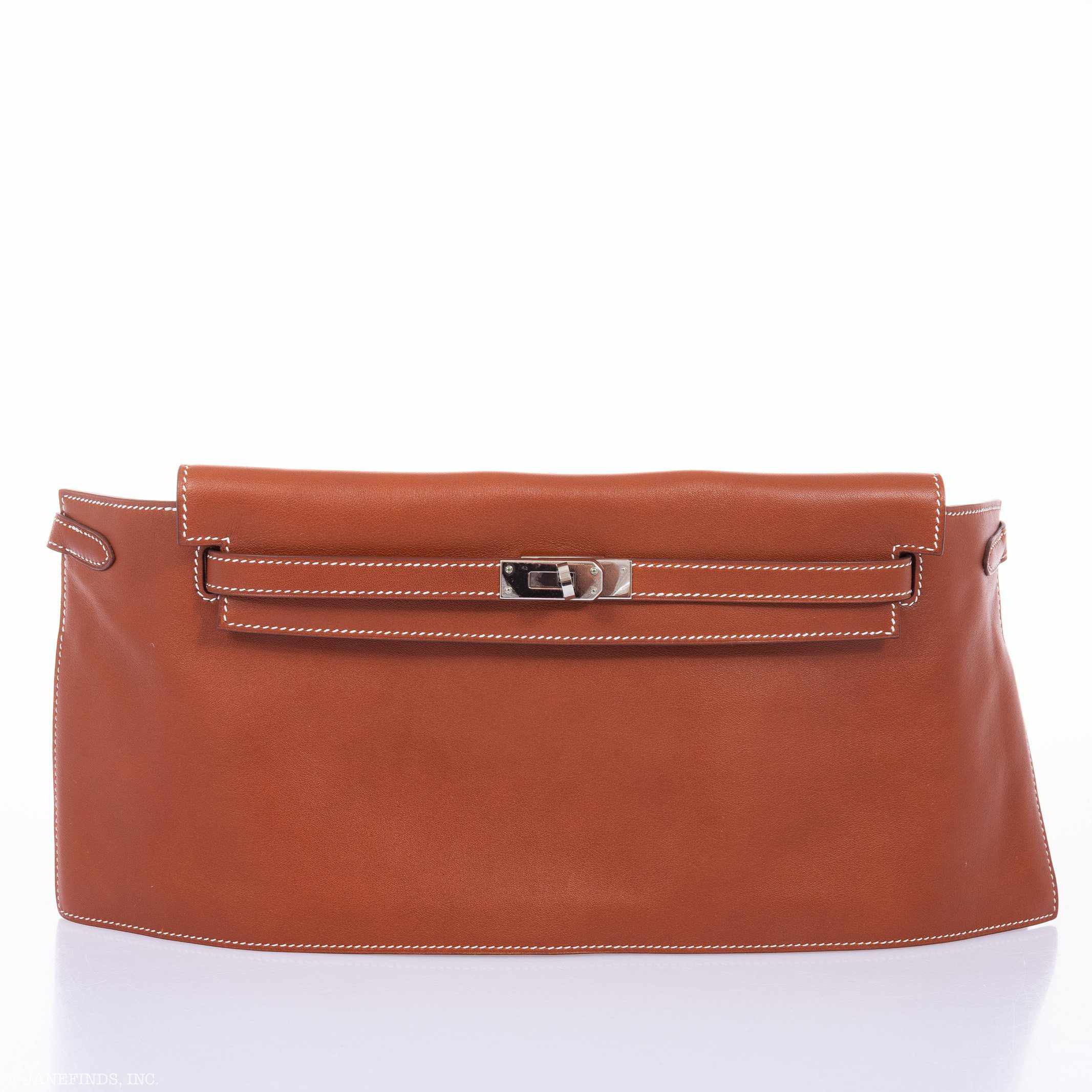 Hermès Kelly JPG Runway Belt Fanny Pack Gold Swift Palladium Hardware - Limited Edition