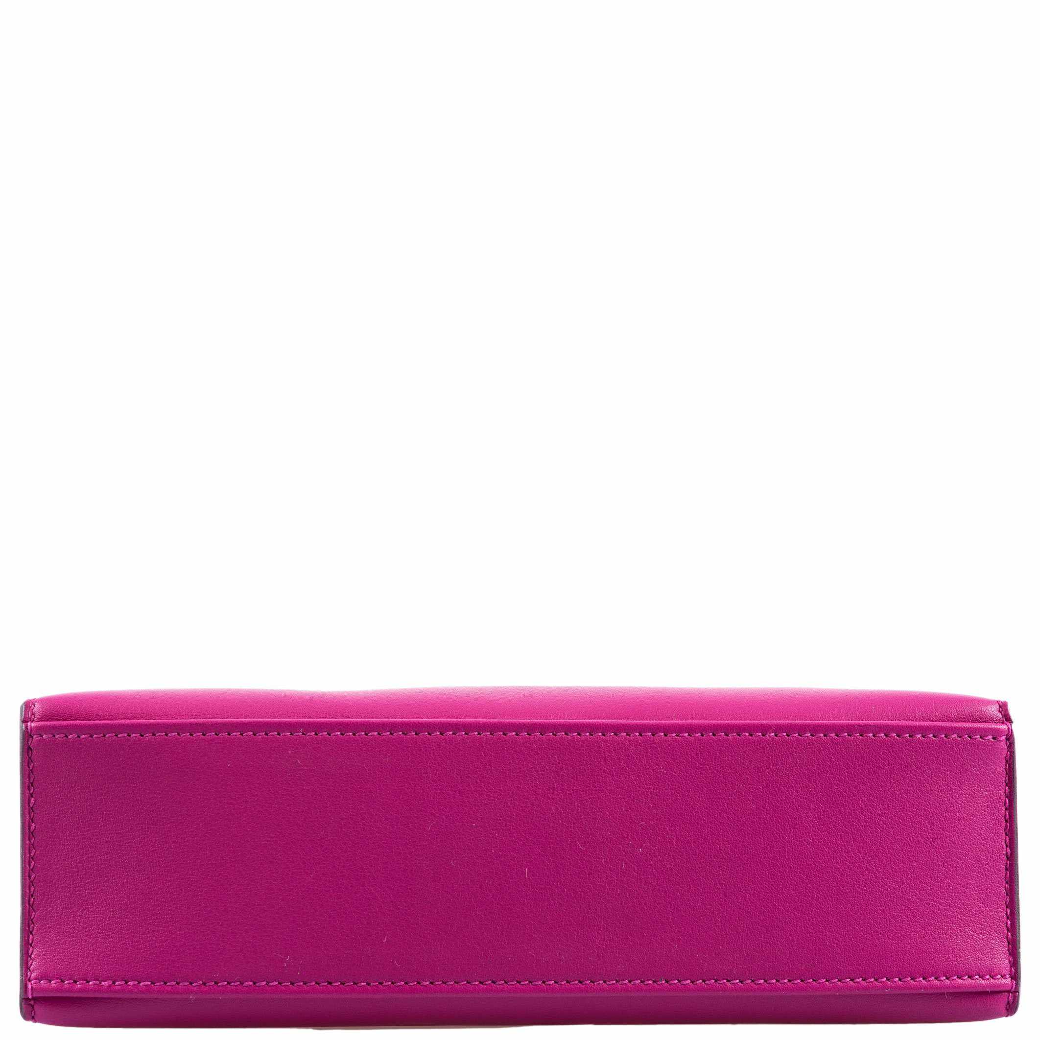 Hermès Kelly Mini Pochette Rose Pourpre Swift Palladium Hardware - 2018, C