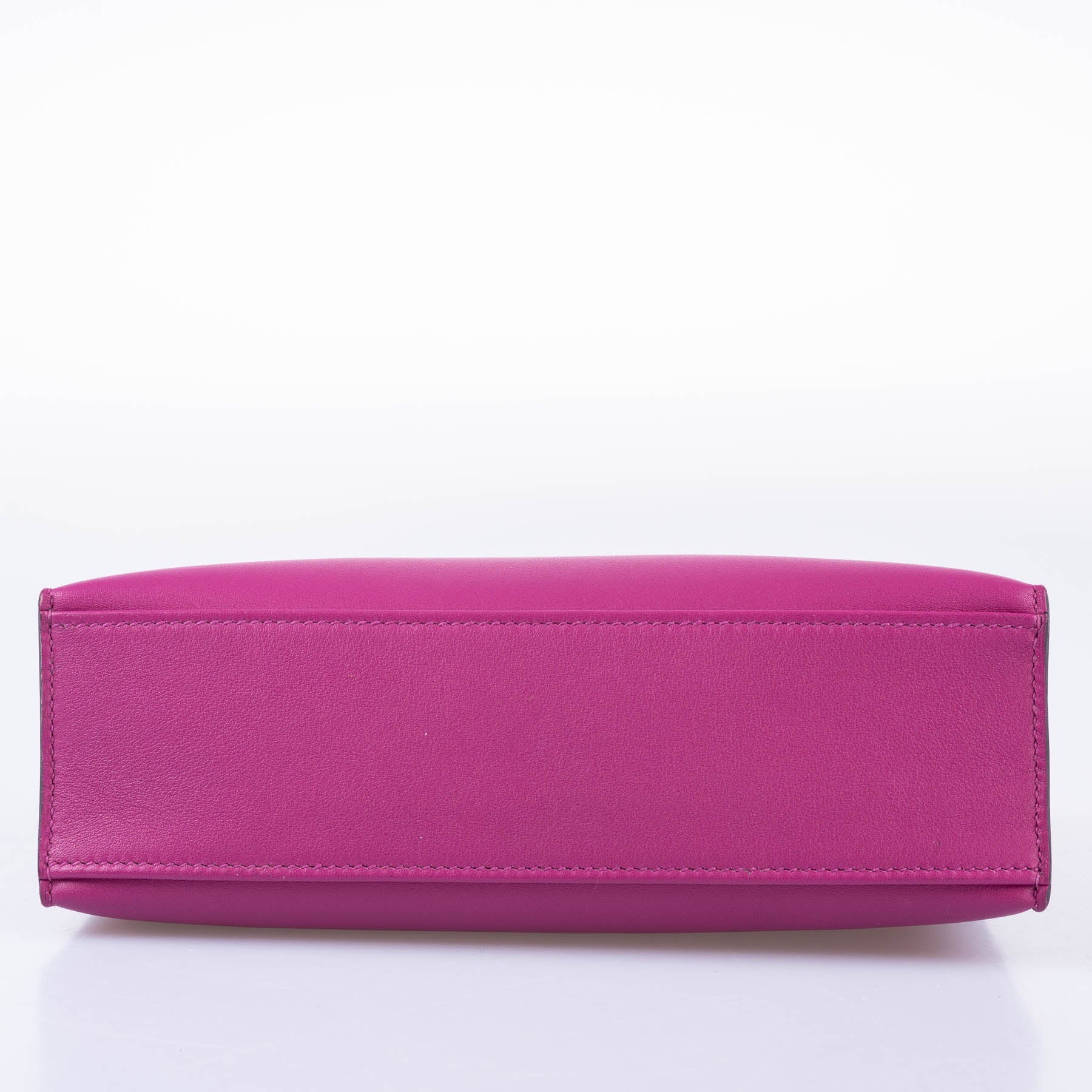 Hermès Kelly Mini Pochette Rose Pourpre Swift Palladium Hardware