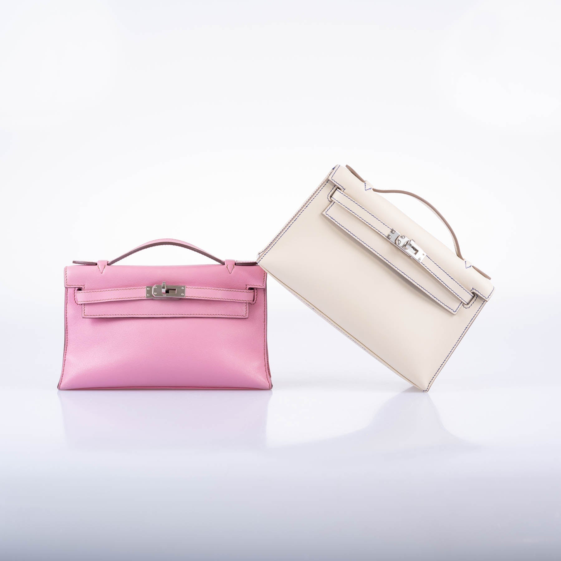 Hermès Kelly Pochette 5P Swift with Palladium Hardware