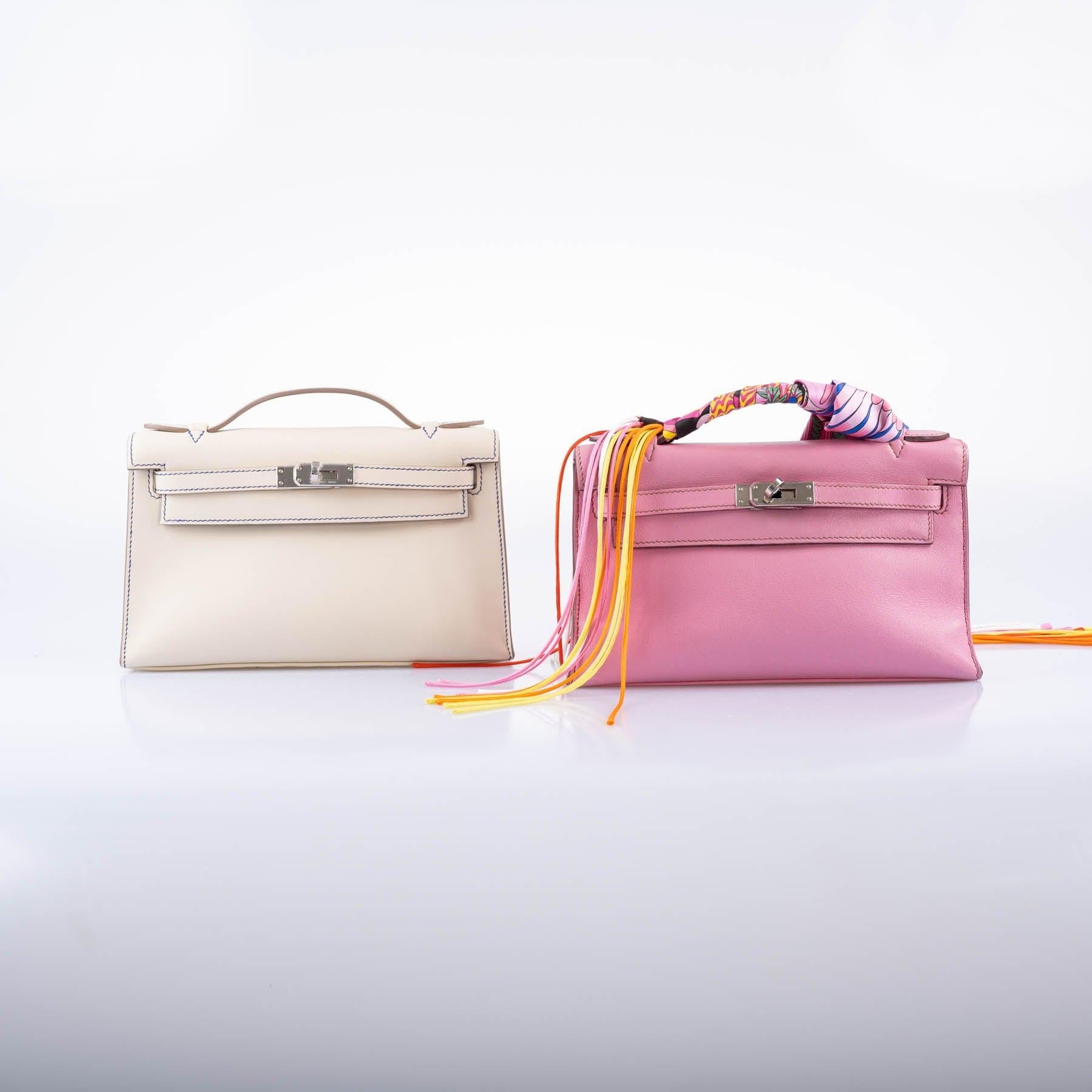 Hermès Kelly Pochette 5P Swift with Palladium Hardware