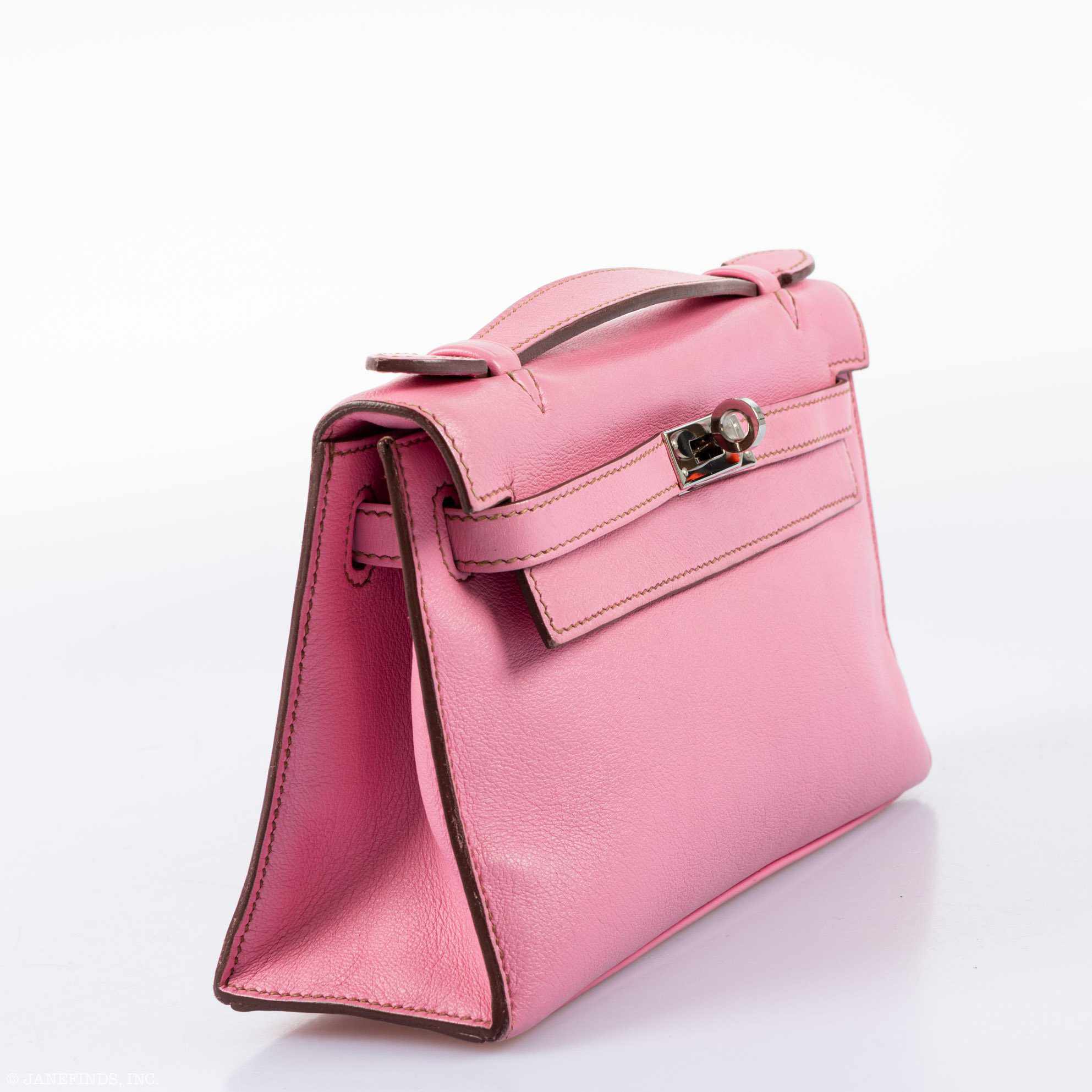Hermès Kelly Pochette 5P Swift with Palladium Hardware