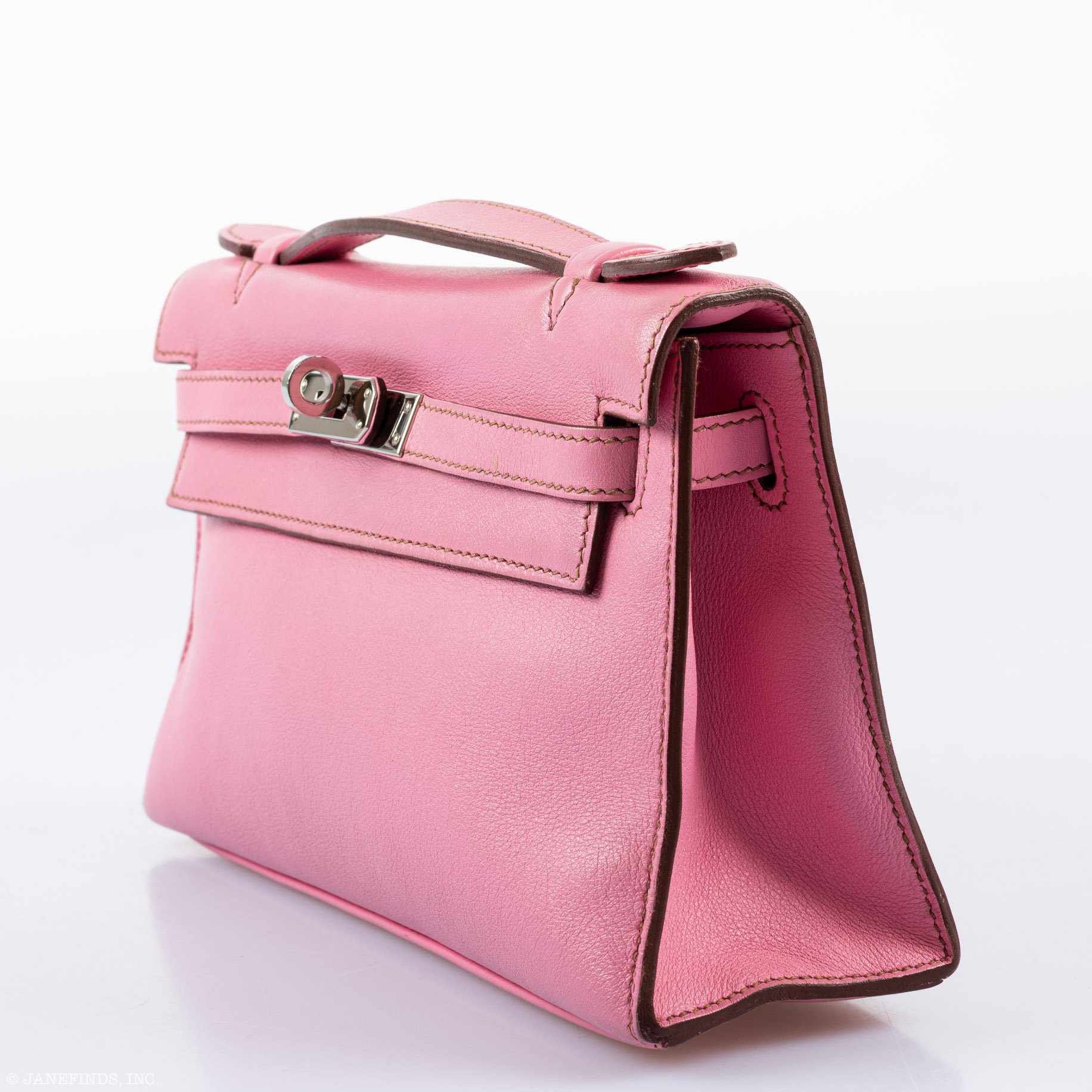 Hermès Kelly Pochette 5P Swift with Palladium Hardware
