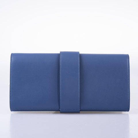 Hermès Medor 23 Clutch Blue Brighton Swift Permabrass Hardware