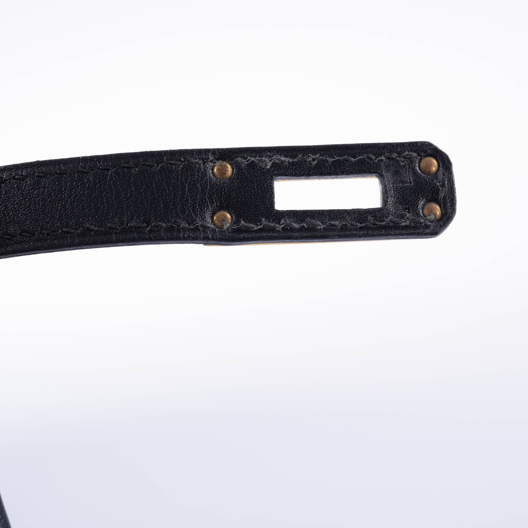 Hermès Mini Kelly Ado 20 Black Gulliver Gold Hardware
