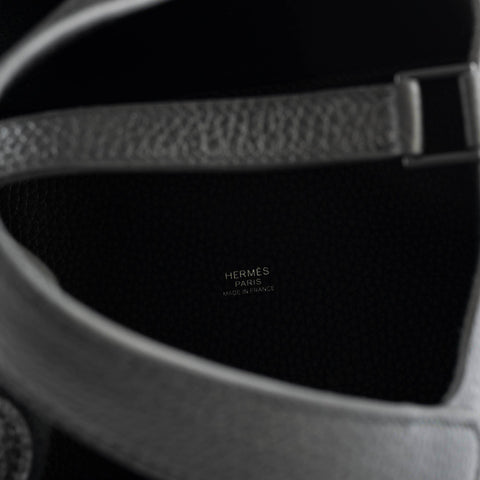 Hermès Picotin Lock 18 Black Clemence Leather Tote with Black Hardware - 2021