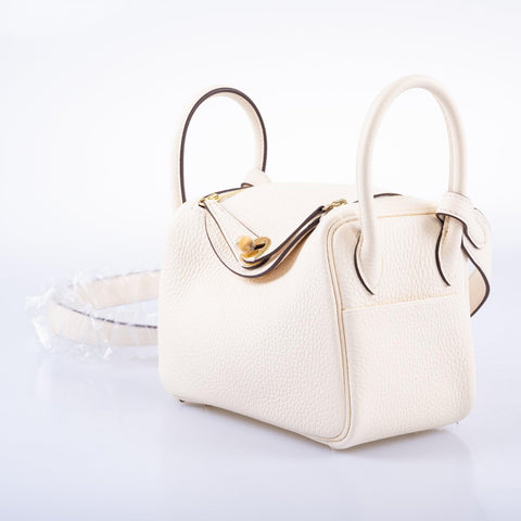 Hermès Picotin Lock 22 Nata Clemence Tote with Gold Hardware