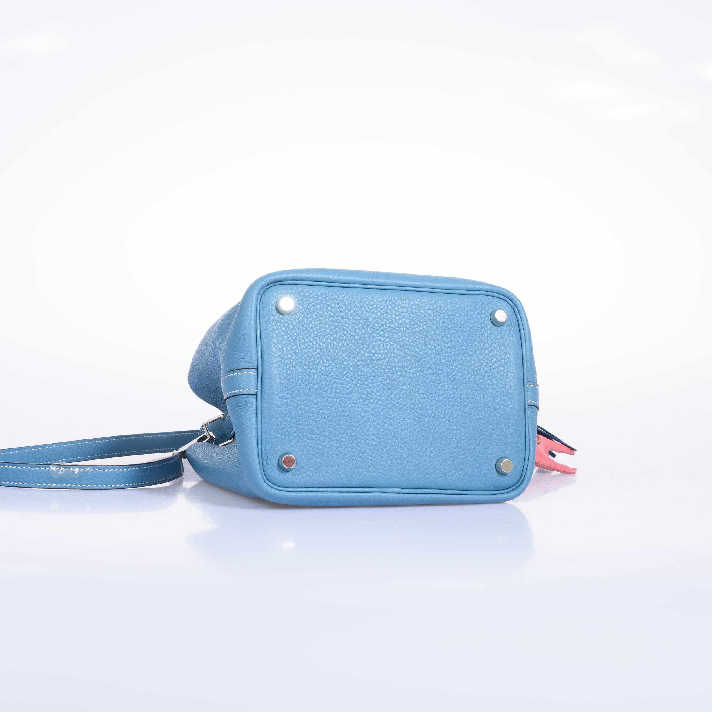 Hermès Picotin Lock PM And Dogon Wallet Blue Jean Combo Togo Palladium Hardware