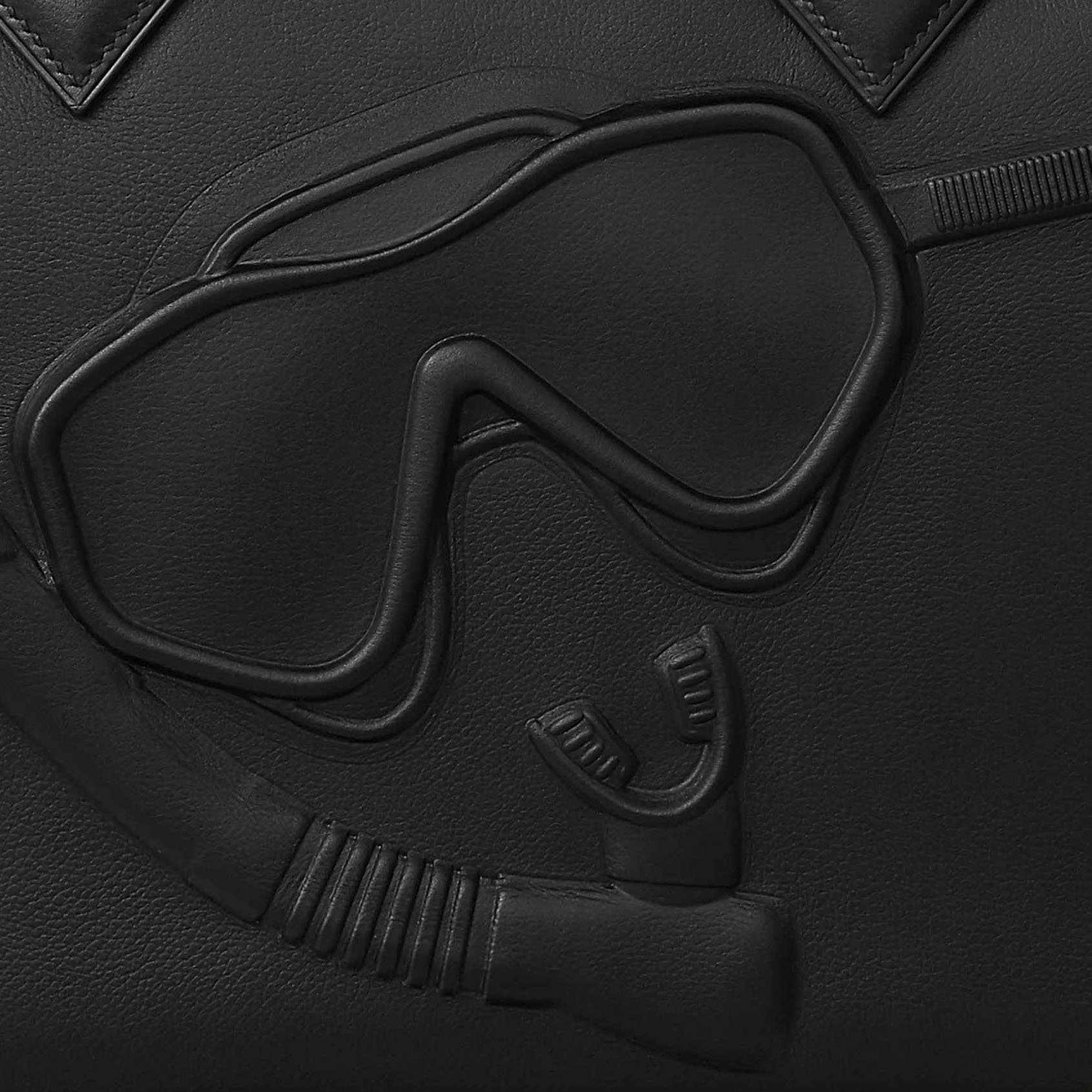 Hermès Plume fourre-tout 40 Dr. No Bag Black Evergrain Palladium Hardware