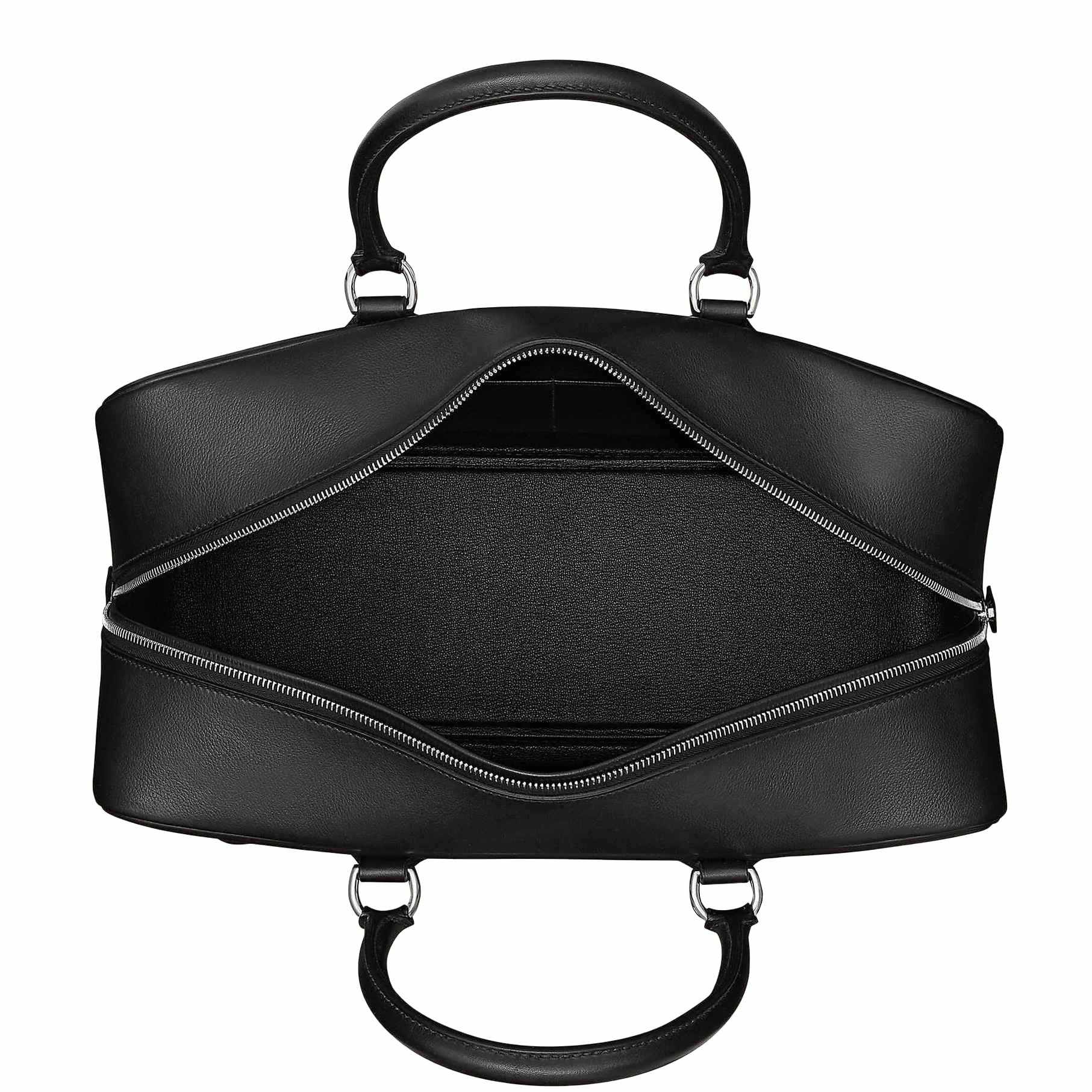 Hermès Plume fourre-tout 40 Dr. No Bag Black Evergrain Palladium Hardware