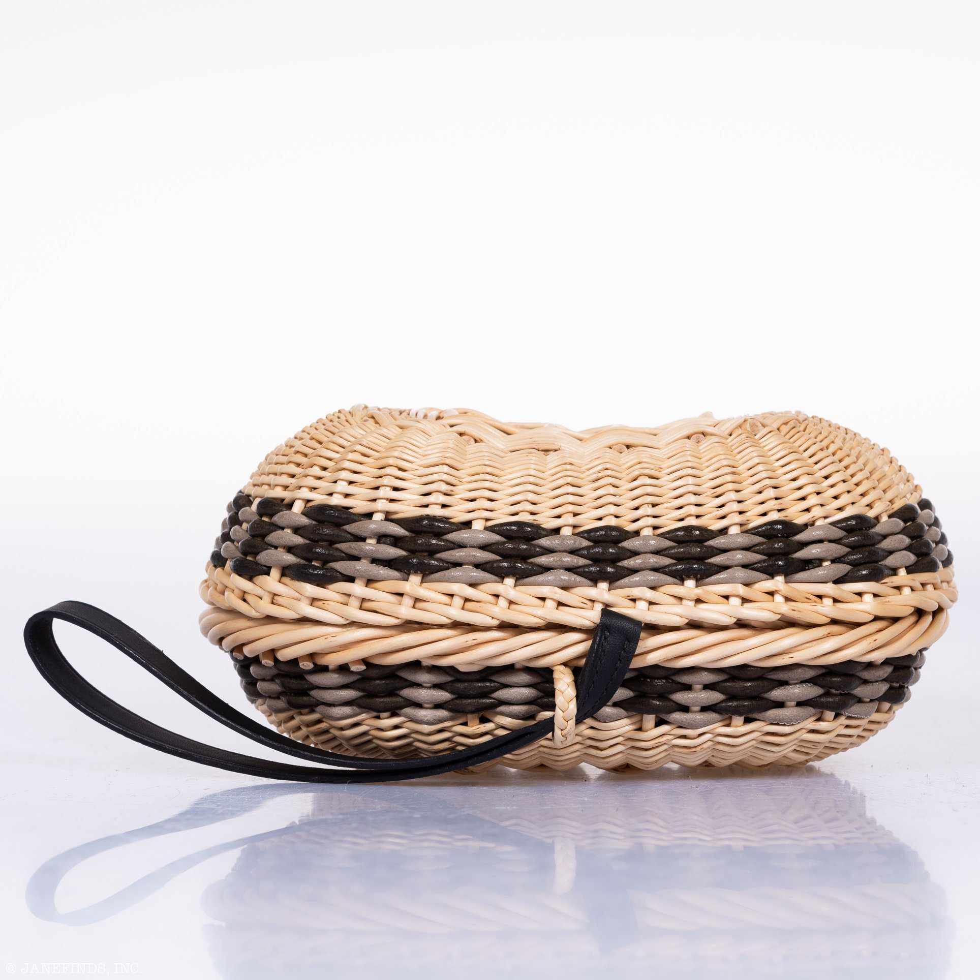 Hermès Sewing Kit Clutch Wicker Picnic