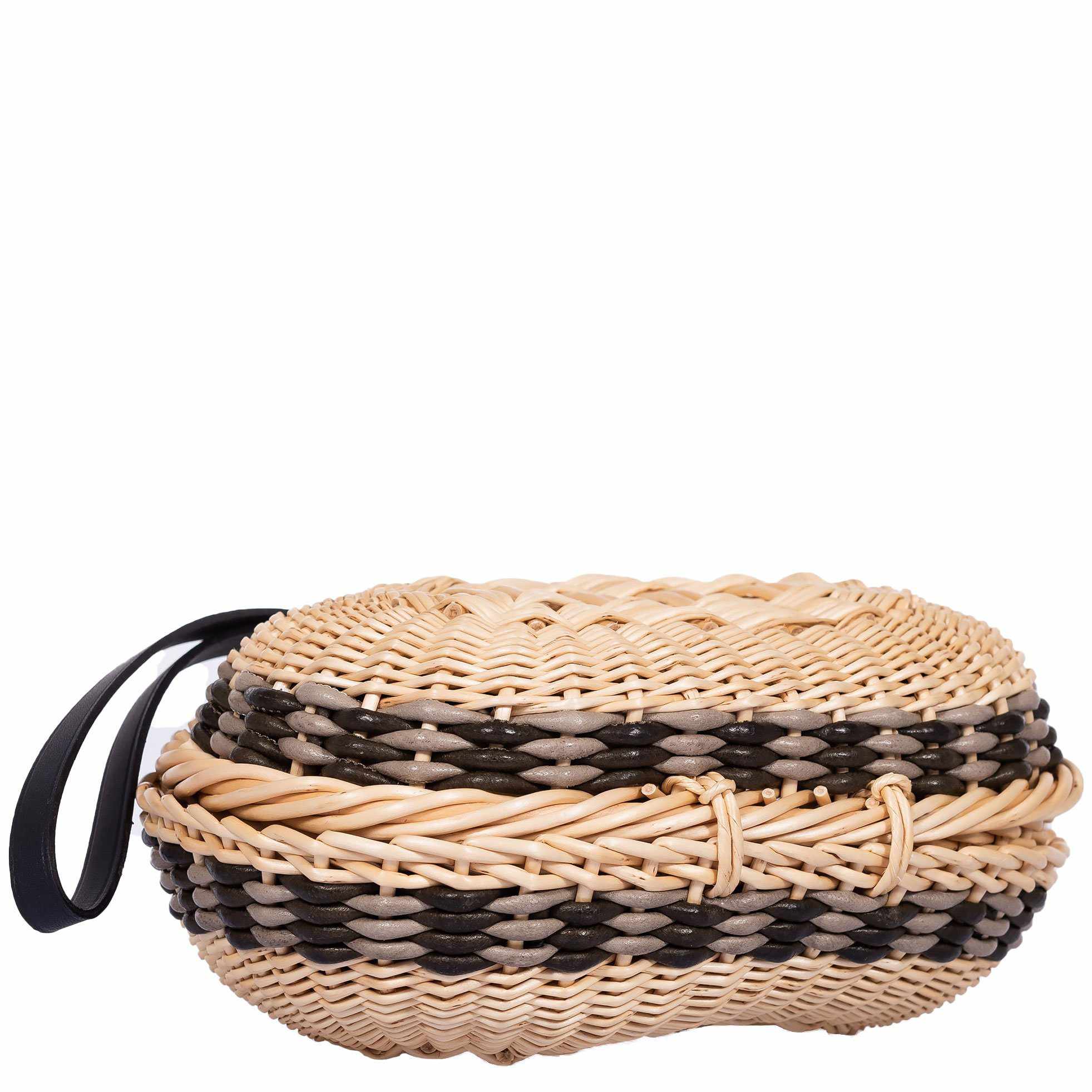 Wicker Basket With Lid Jane Birkin Basket Daisy L Christmas -  Finland