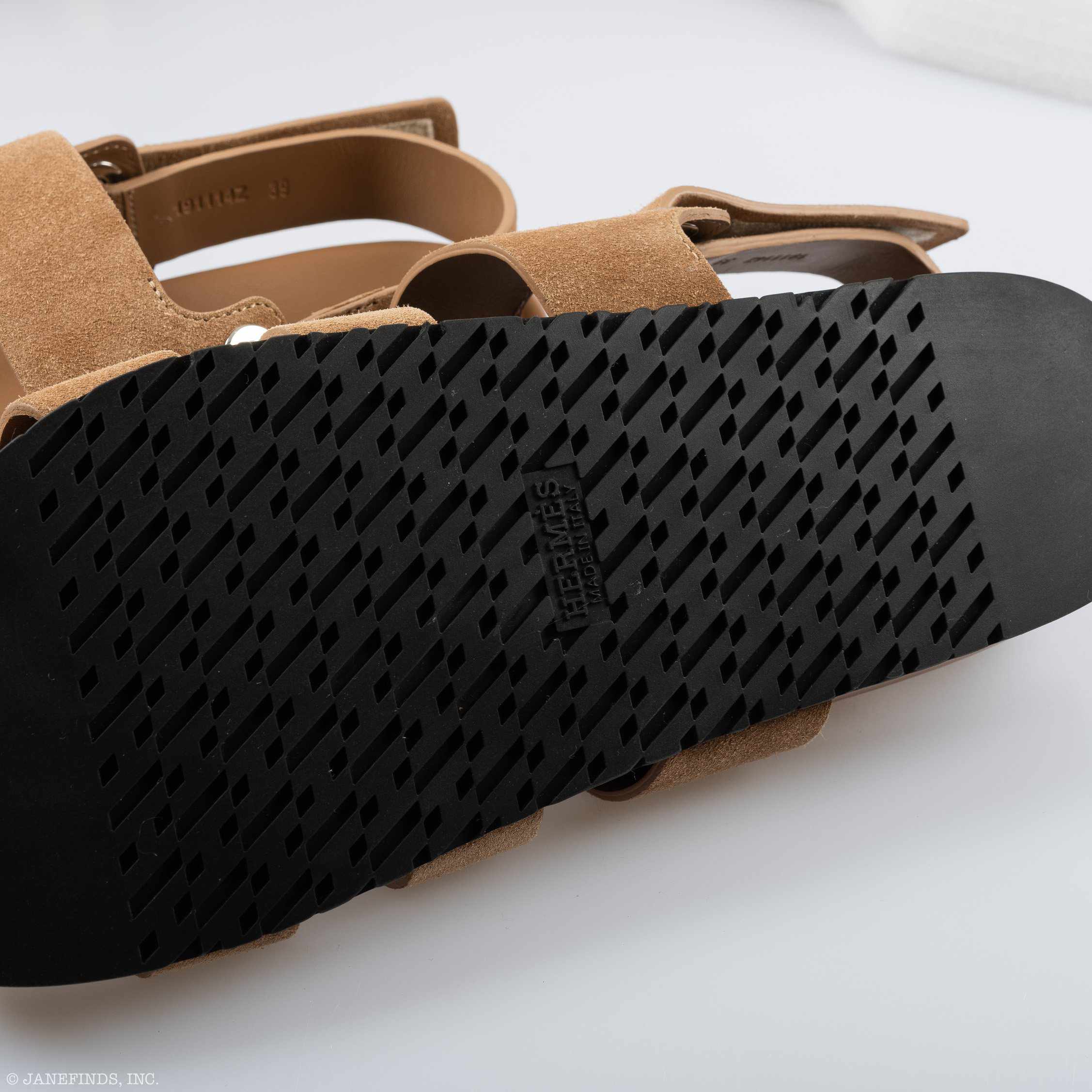 Hermès Suede Sandals Size 39