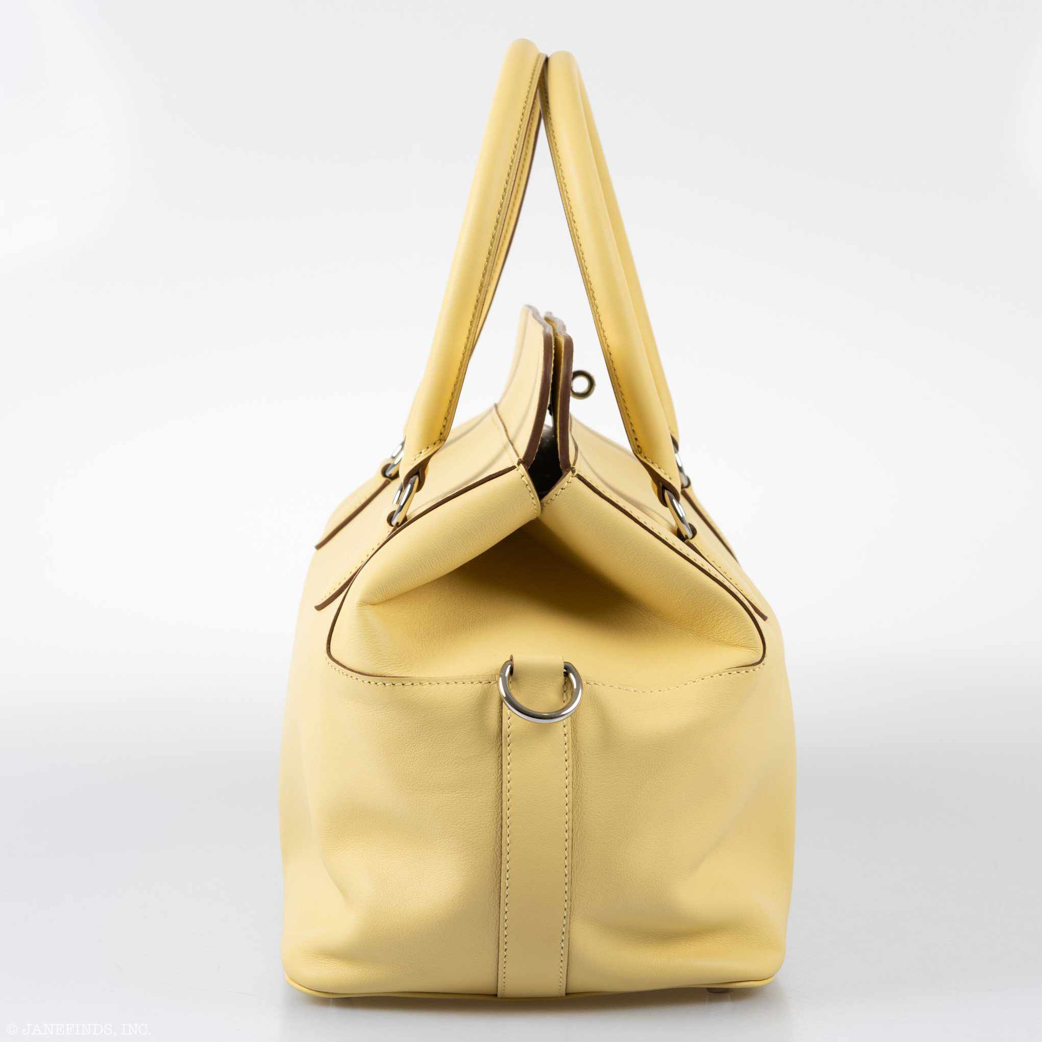 Hermès Toolbox 26 Jaune Poussin Swift Palladium