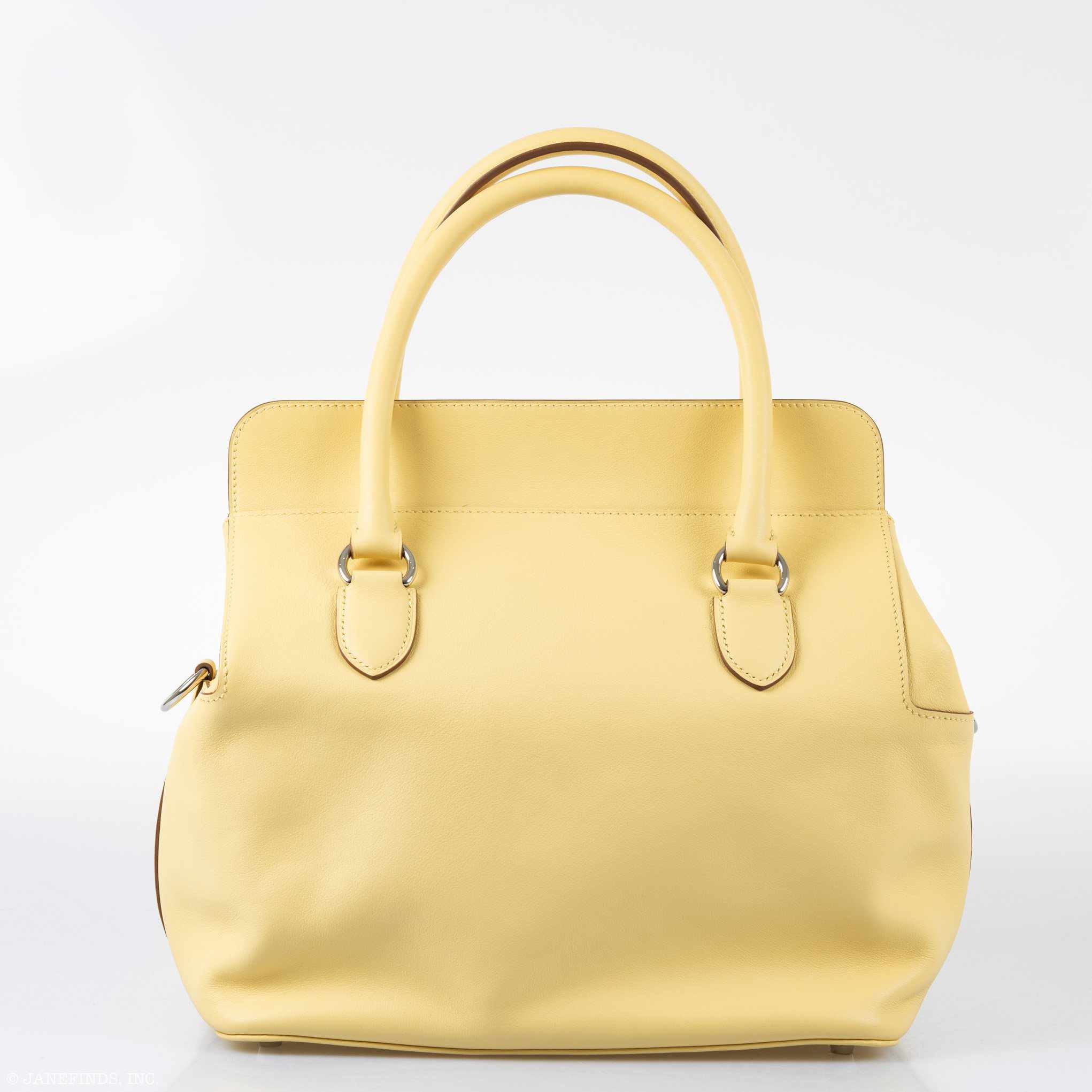 Hermès Toolbox 26 Jaune Poussin Swift Palladium