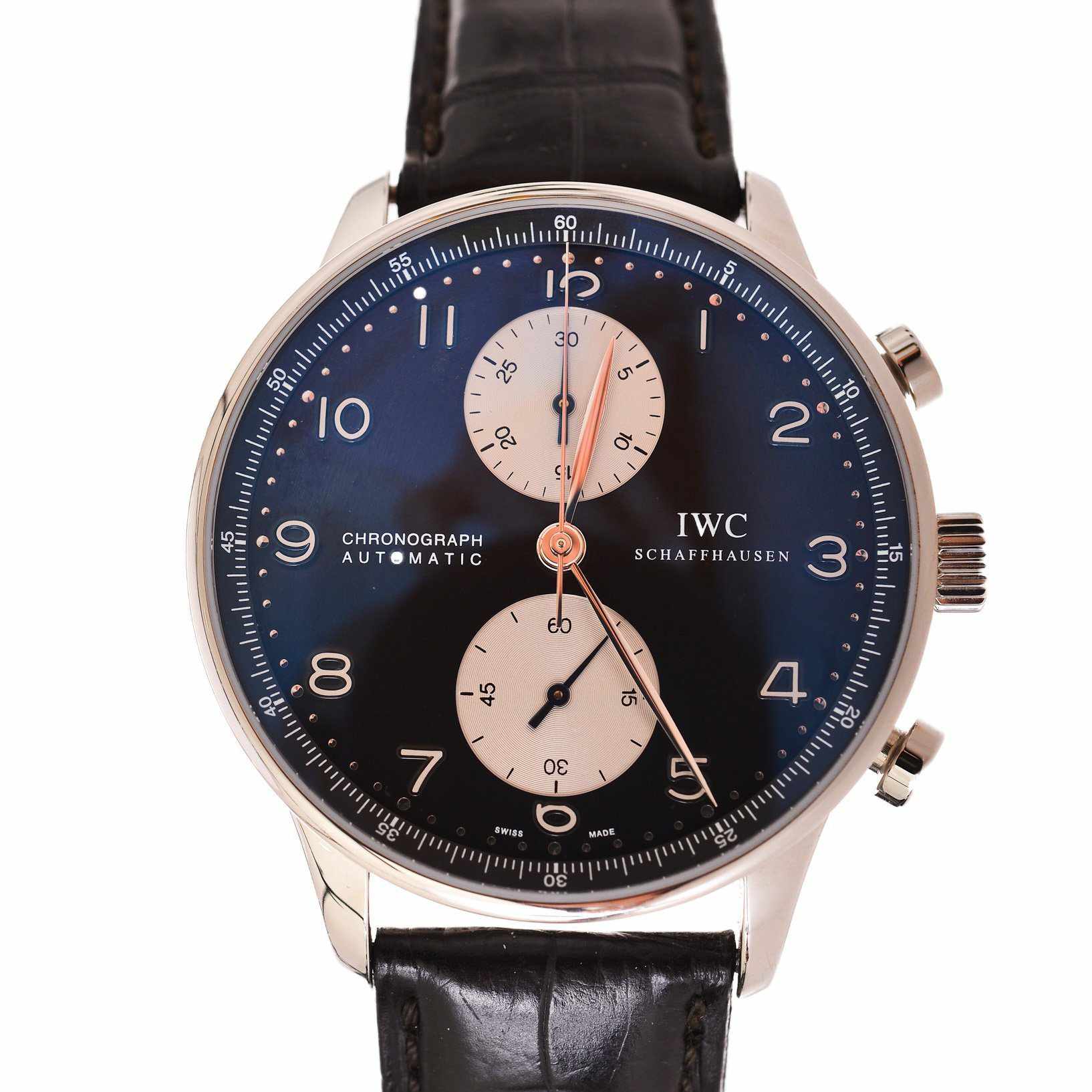 IWC Portuguese Chronograph "Miami Vice" Limited Edition (1 of 50) Reverse Panda Dial