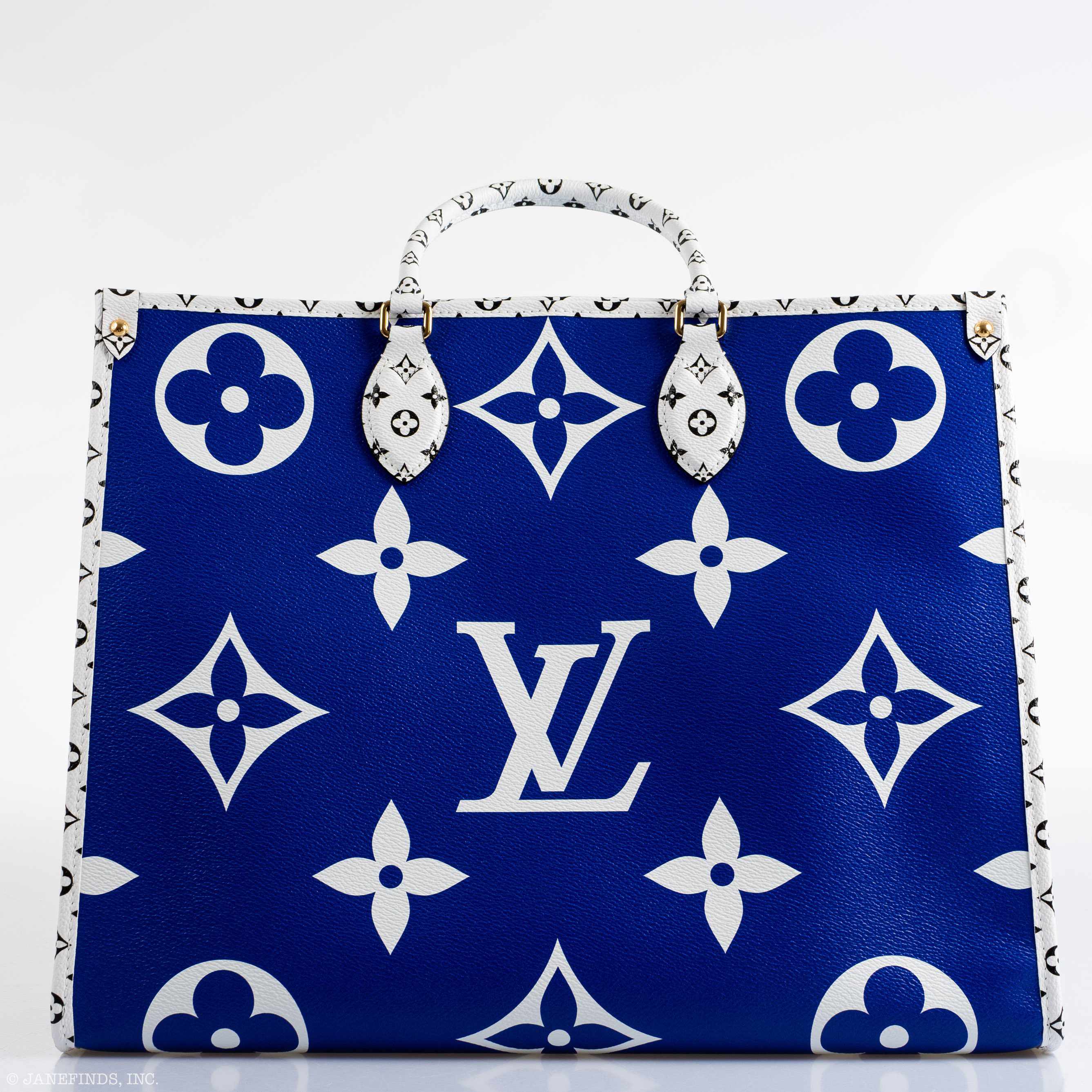 Louis Vuitton OnTheGo GM Hamptons Monogram Giant Blue