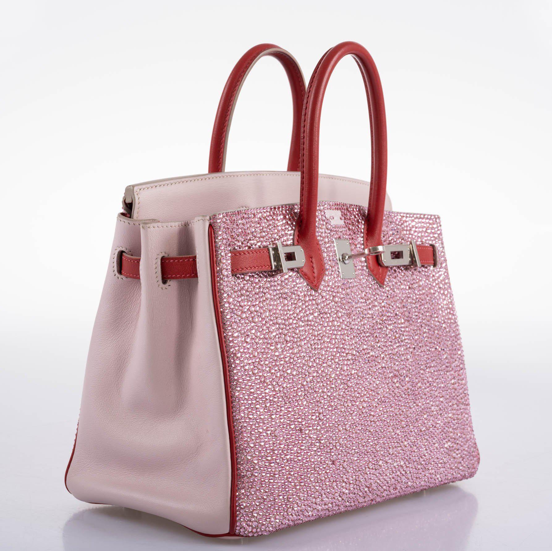 Vintage Hermès Birkin 25 ‘Pink Princess’ HSS Rose Dragee & Rouge Tomate Swift with Palladium Hardware