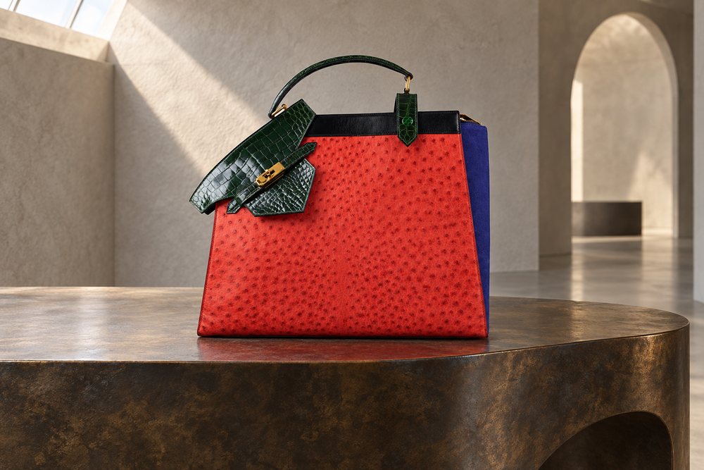 Editorial illustration based on Hermès Symbiose: Marie-Pierre Bernard and the Sac Himalaya