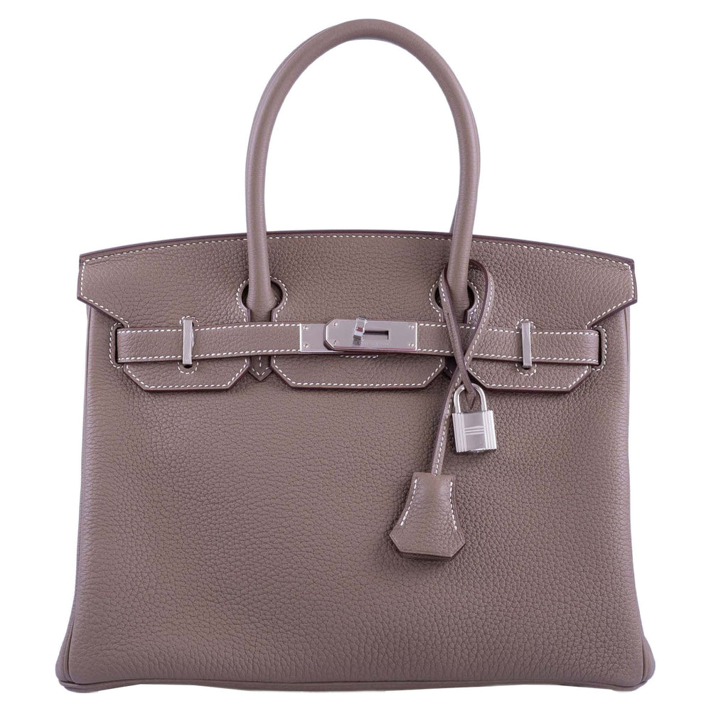 Hermès Birkin 30 Etoupe Togo Palladium Hardware