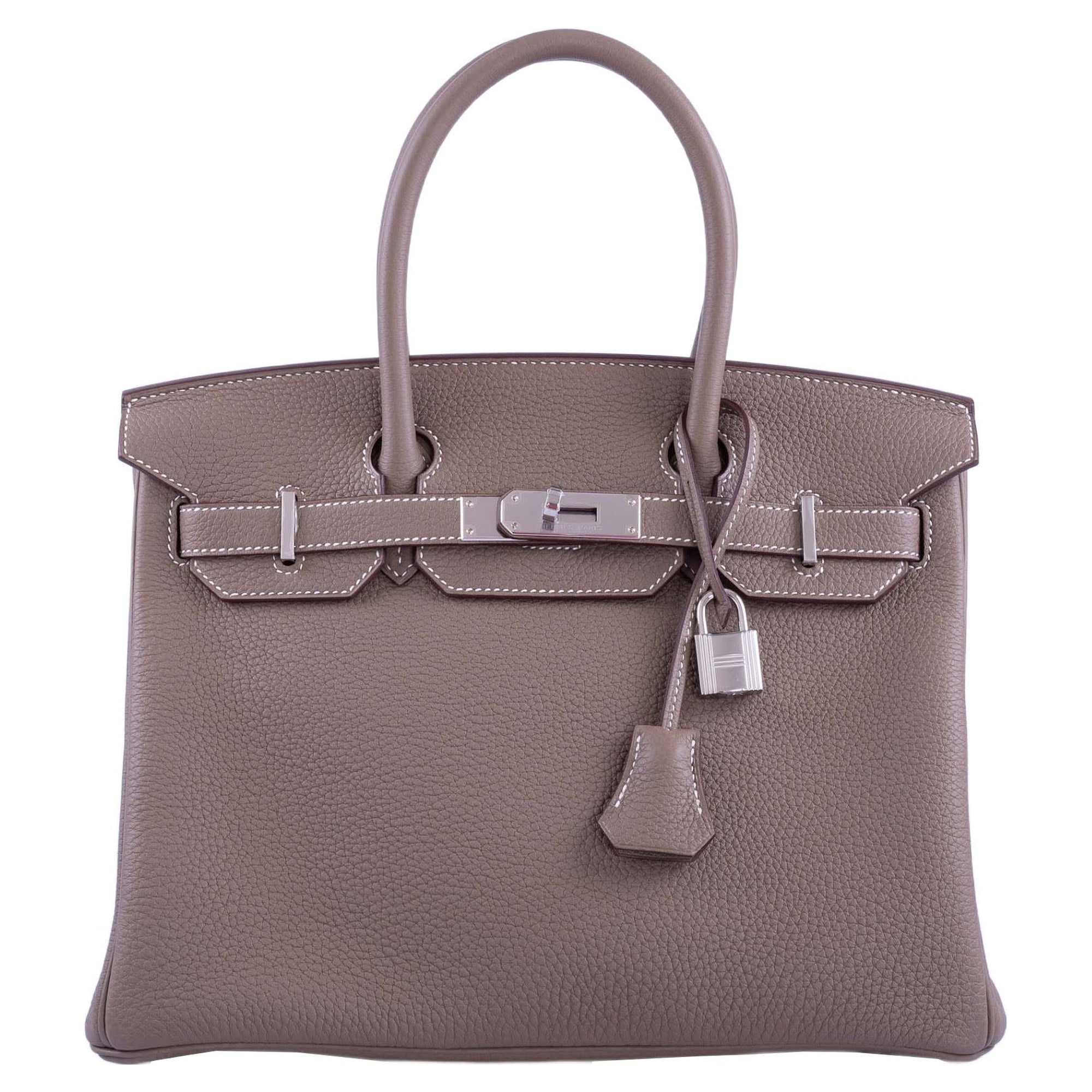 Hermès Birkin 30 Etoupe Togo Palladium Hardware