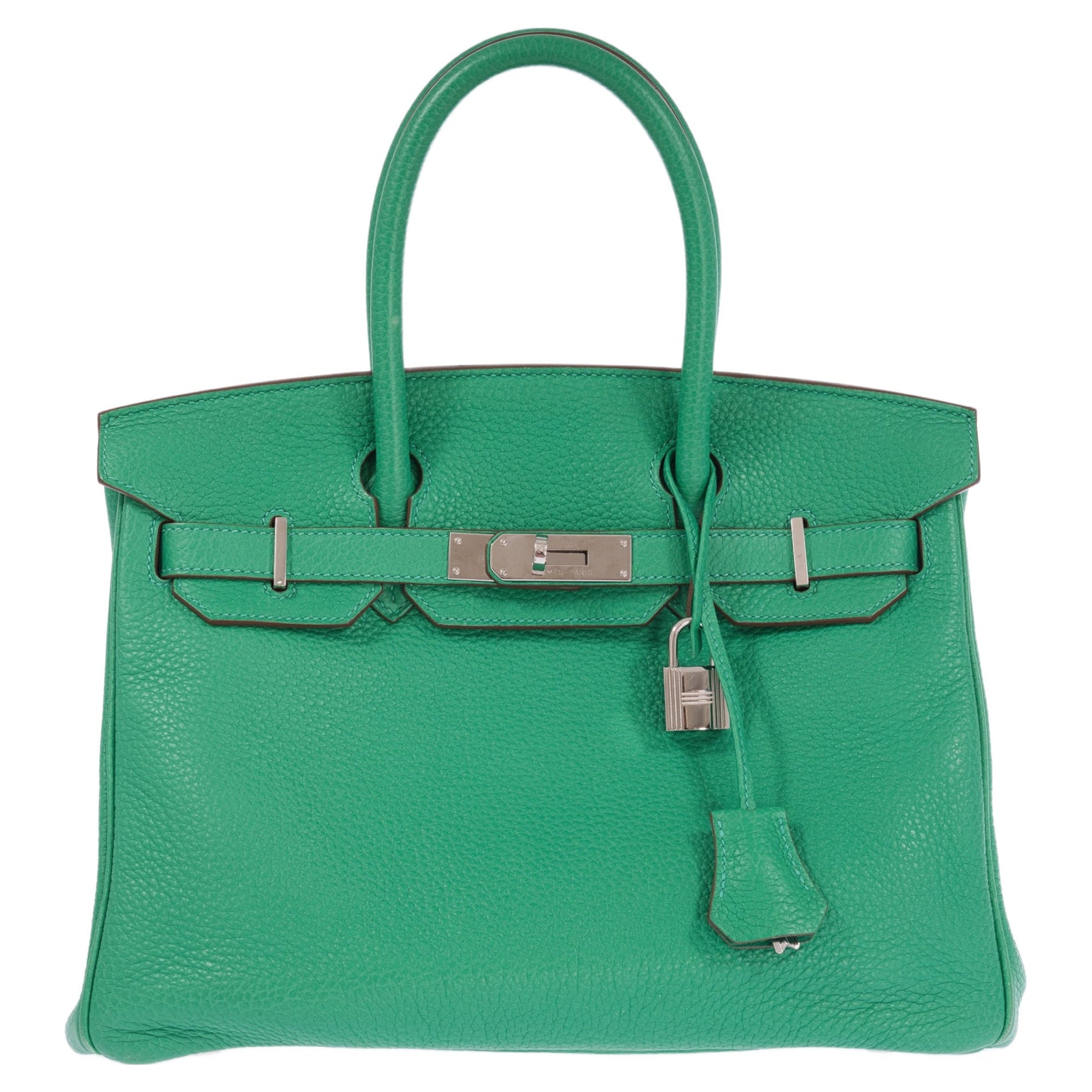 Hermès Birkin 30 Menthe Clemence with Palladium Hardware