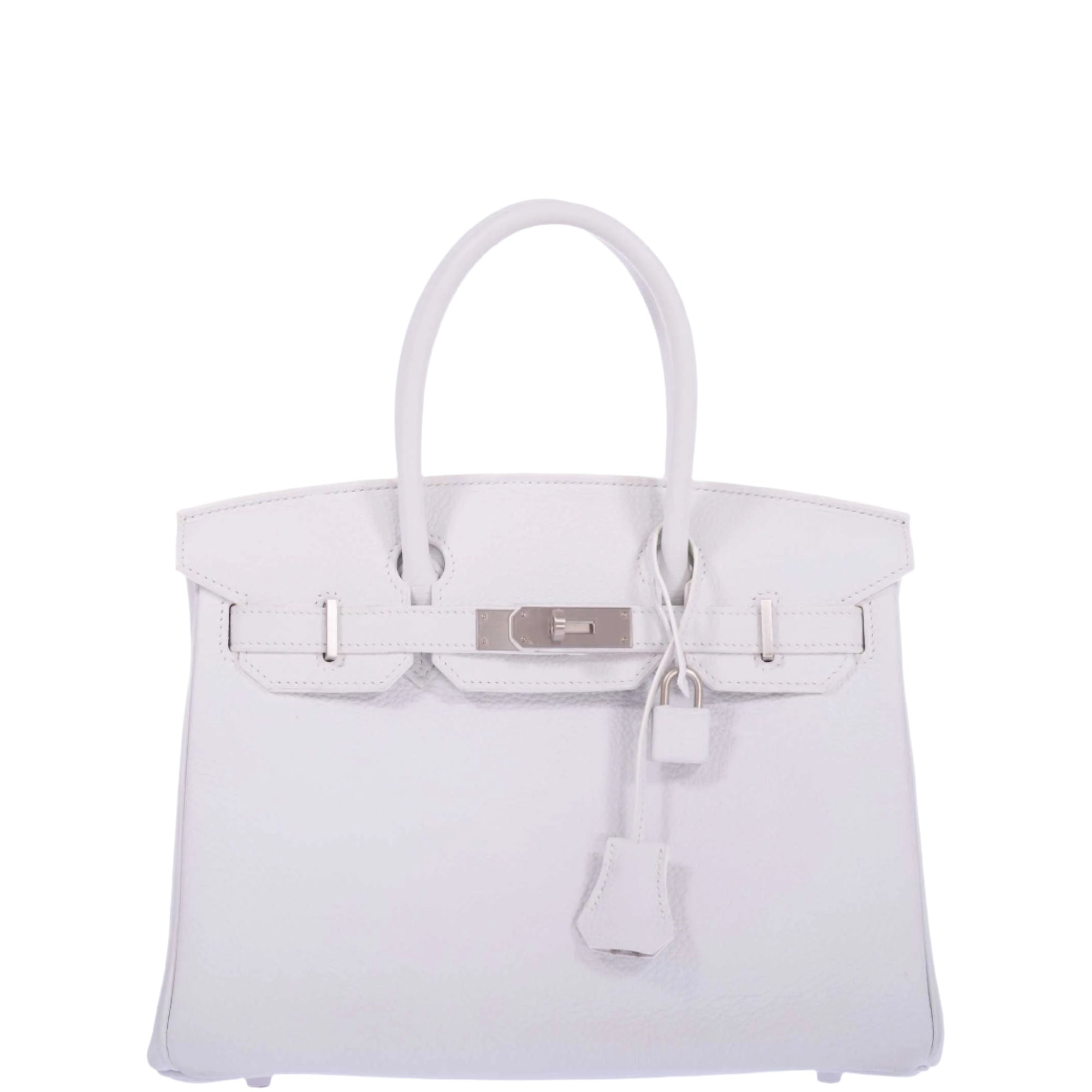 Hermès Birkin 30 HSS White Clemence Brushed Palladium Hardware