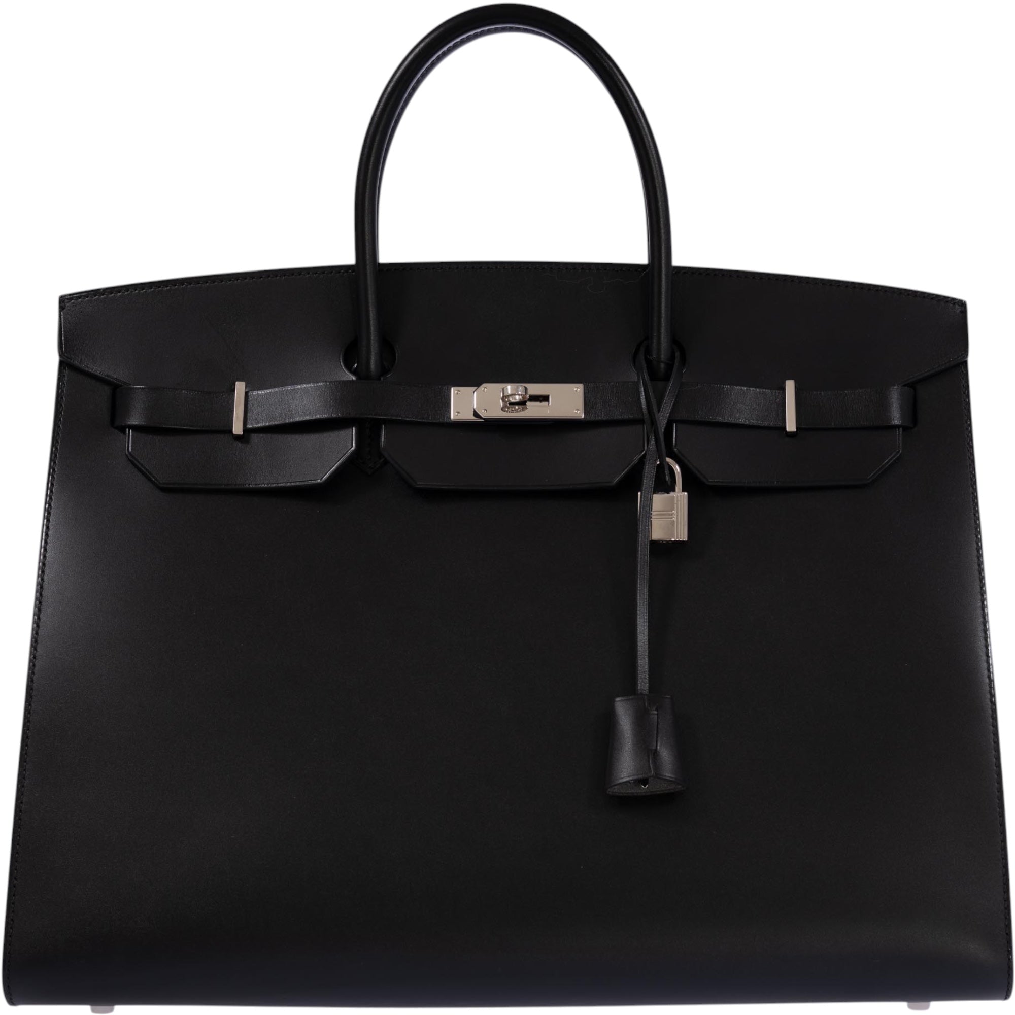 Hermès Birkin 40 Sellier Noir Vache Hunter Palladium Hardware
