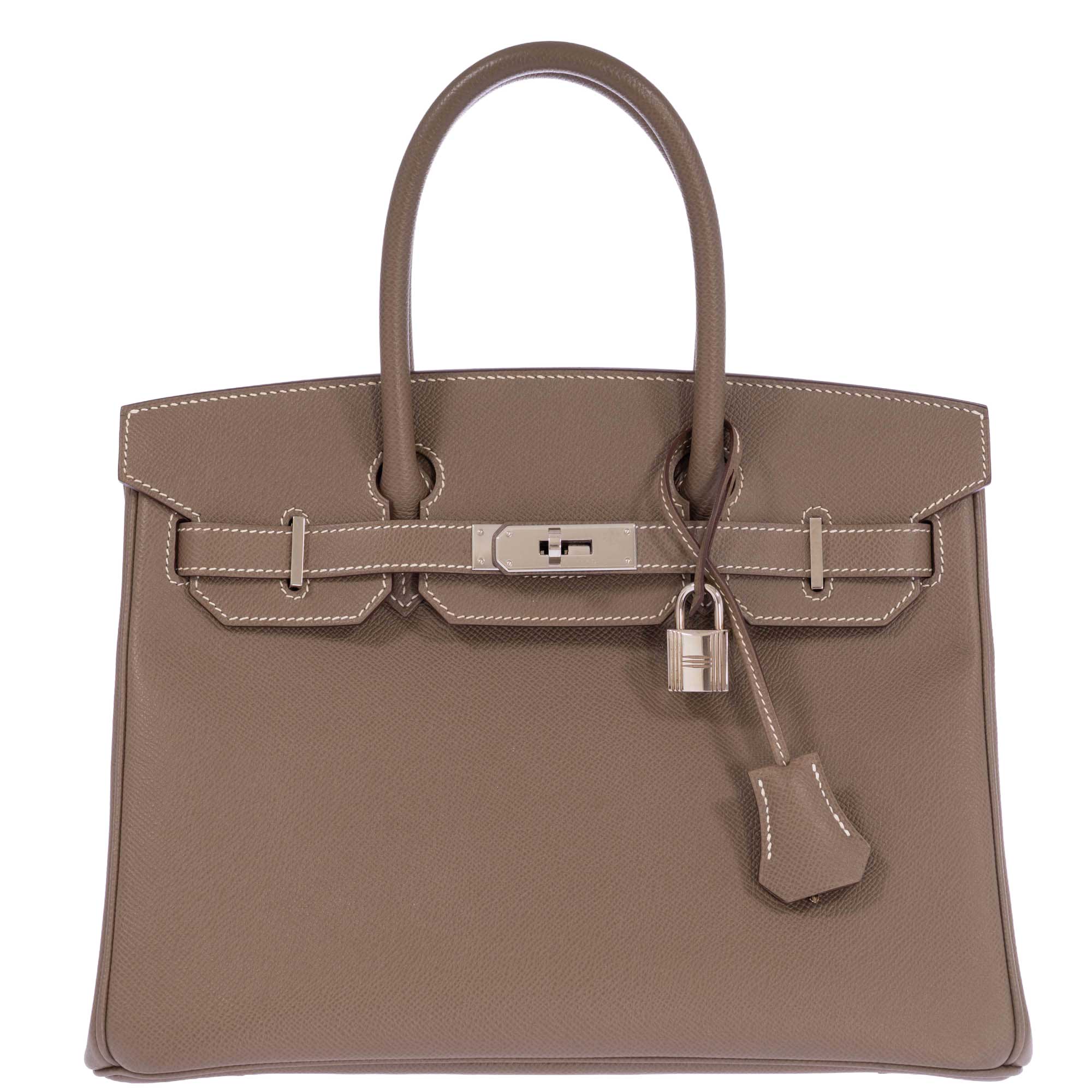 Hermès Birkin 30 Étoupe Epsom Palladium Hardware