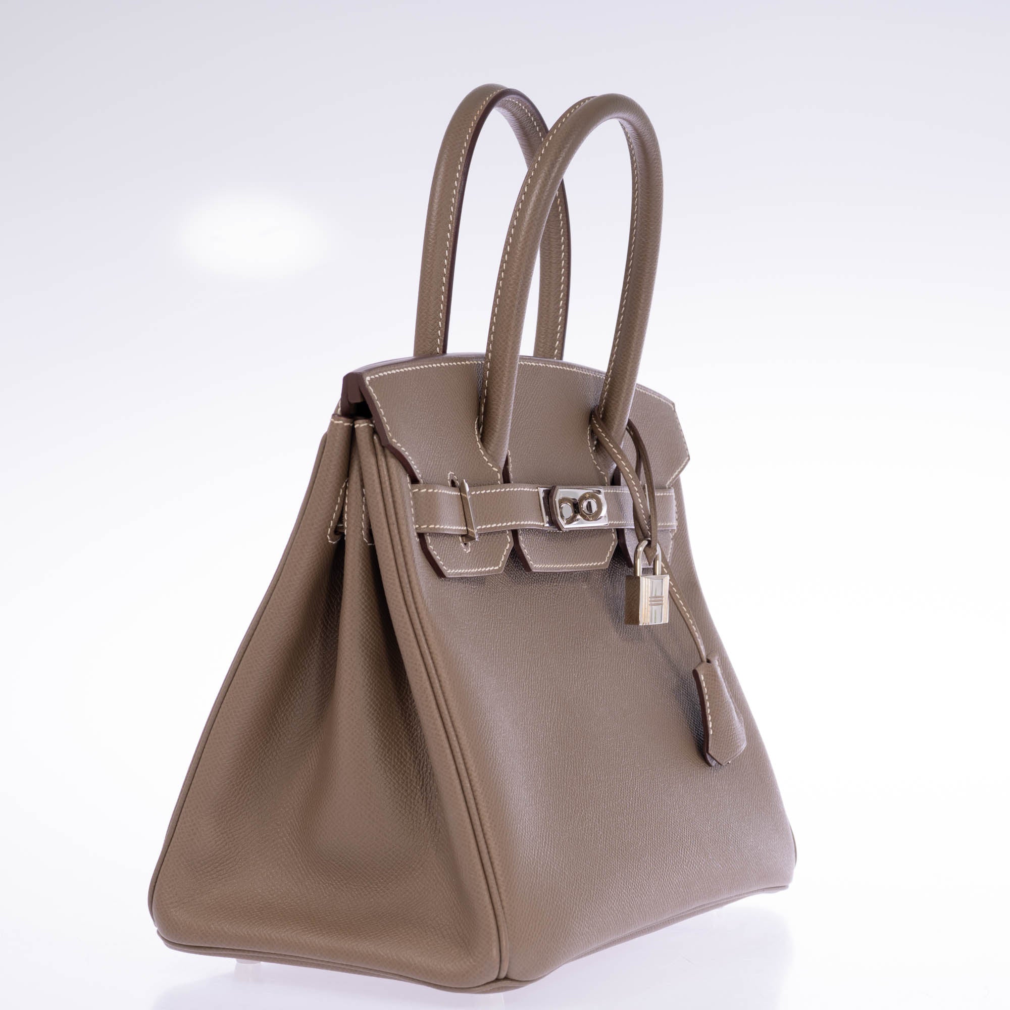 Hermès Birkin 30 Étoupe Epsom Palladium Hardware