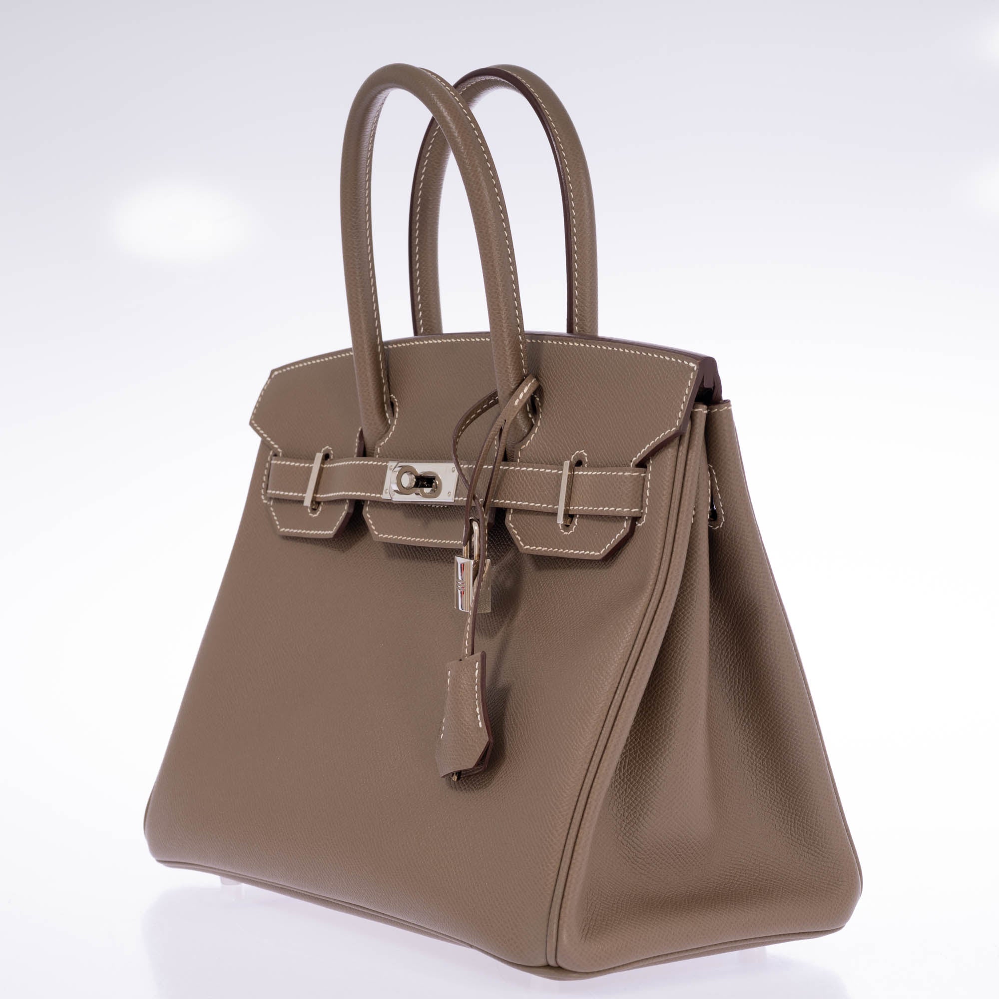 Hermès Birkin 30 Étoupe Epsom Palladium Hardware
