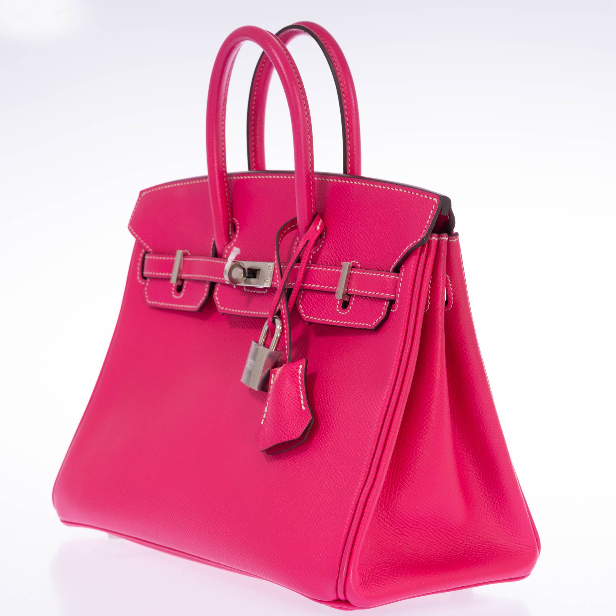 Hermès Birkin 25 Rose Tyrien Epsom Palladium Hardware