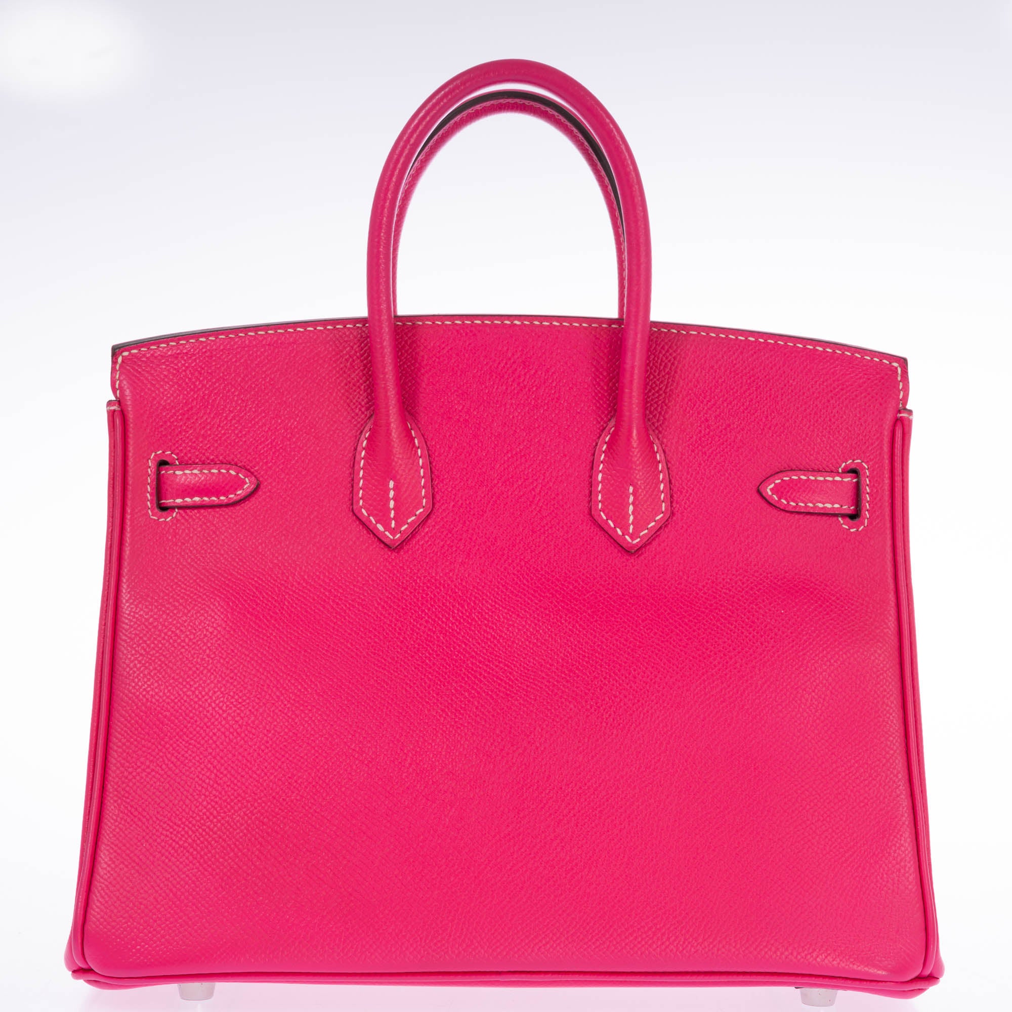 Hermès Birkin 25 Rose Tyrien Epsom Palladium Hardware