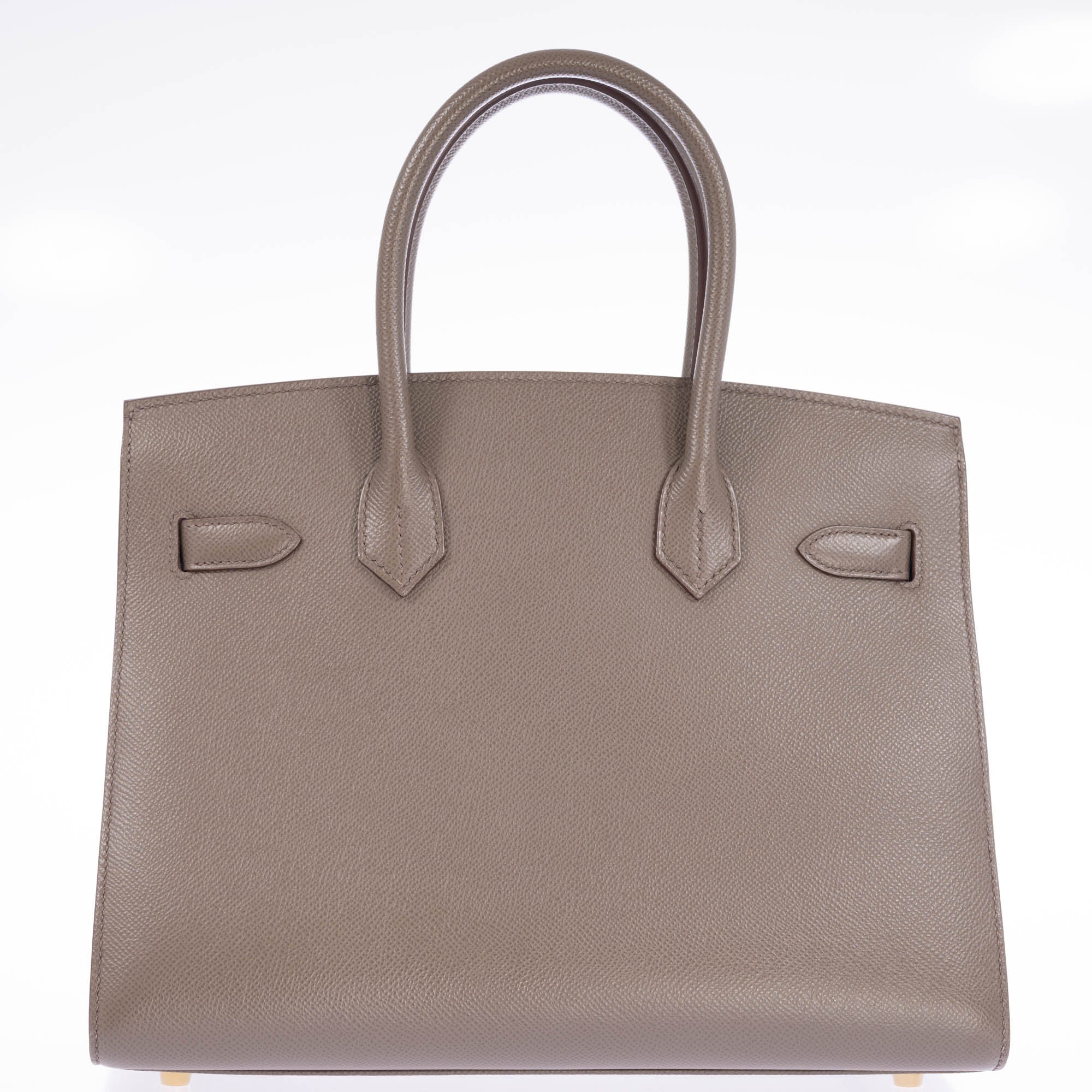 Hermès Birkin 30 Sellier Etain Epsom Gold Hardware