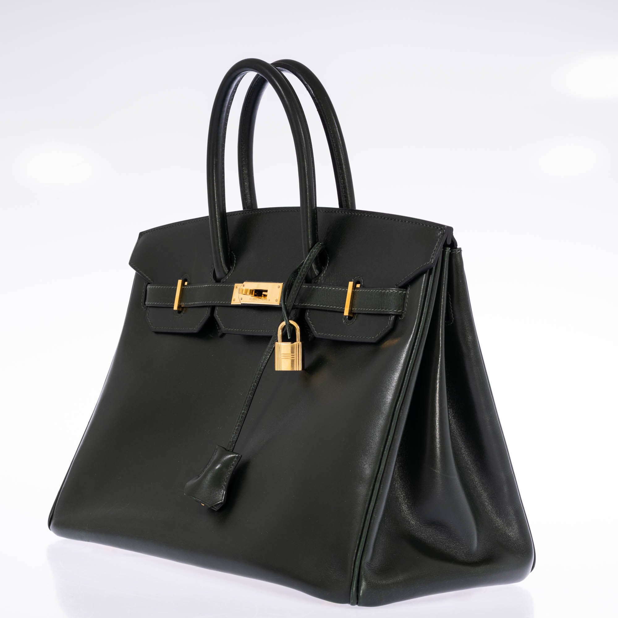 Hermès Birkin 35 Vert Anglais Box Calf Gold Hardware