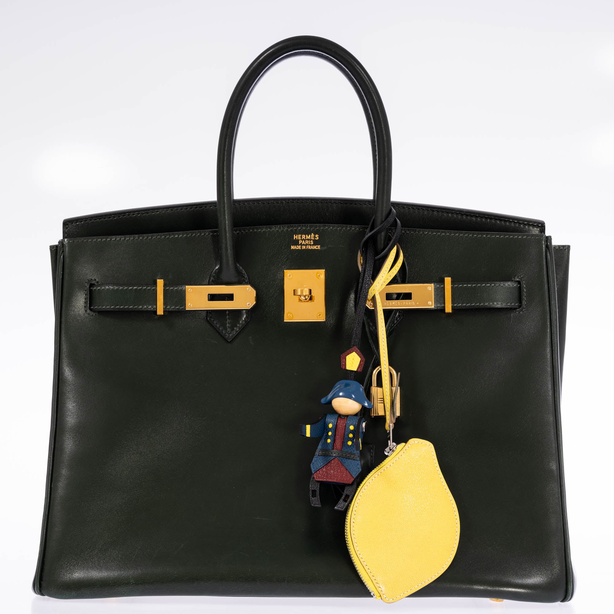Hermès Birkin 35 Vert Anglais Box Calf Gold Hardware