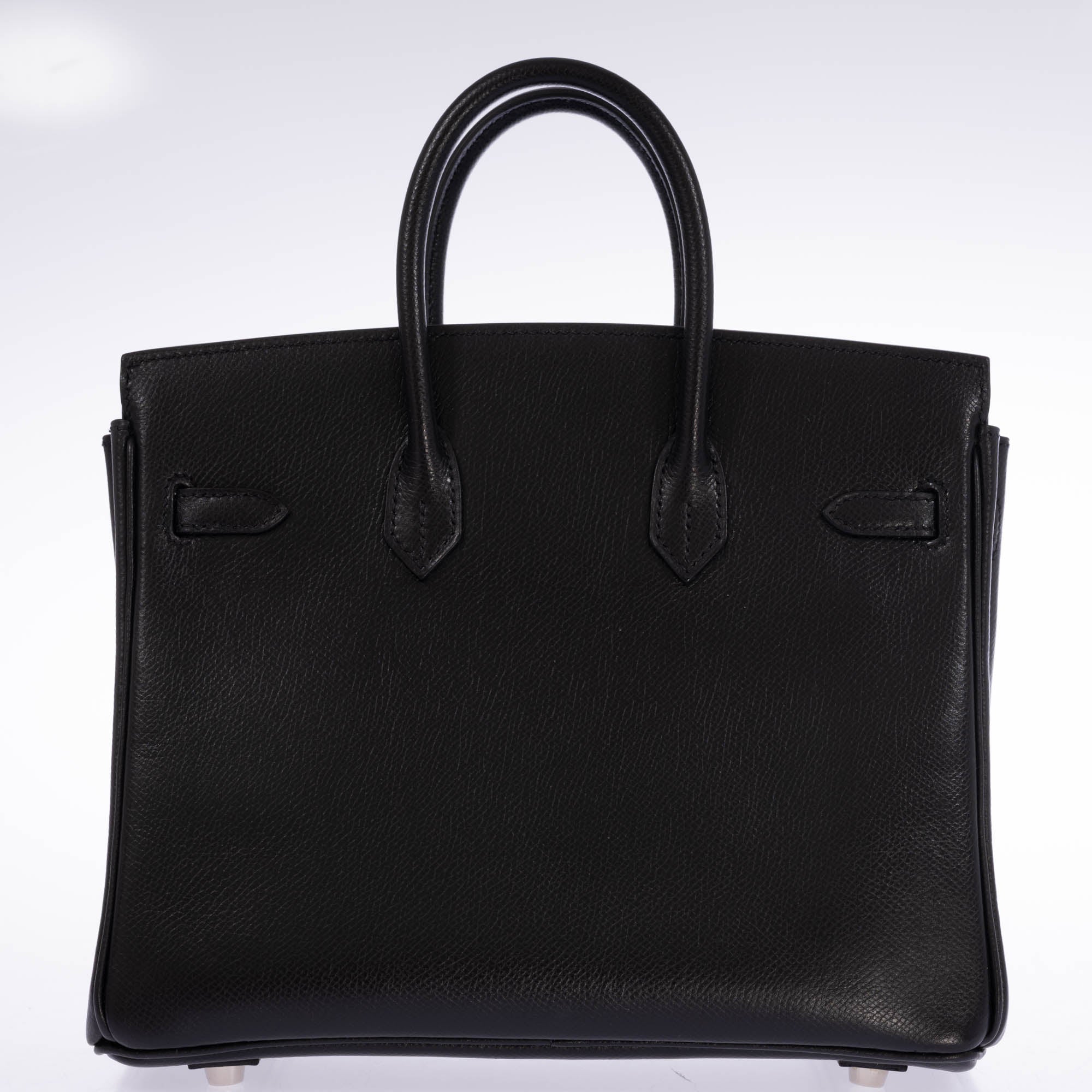 Hermès Birkin 25 Black Epsom Palladium Hardware