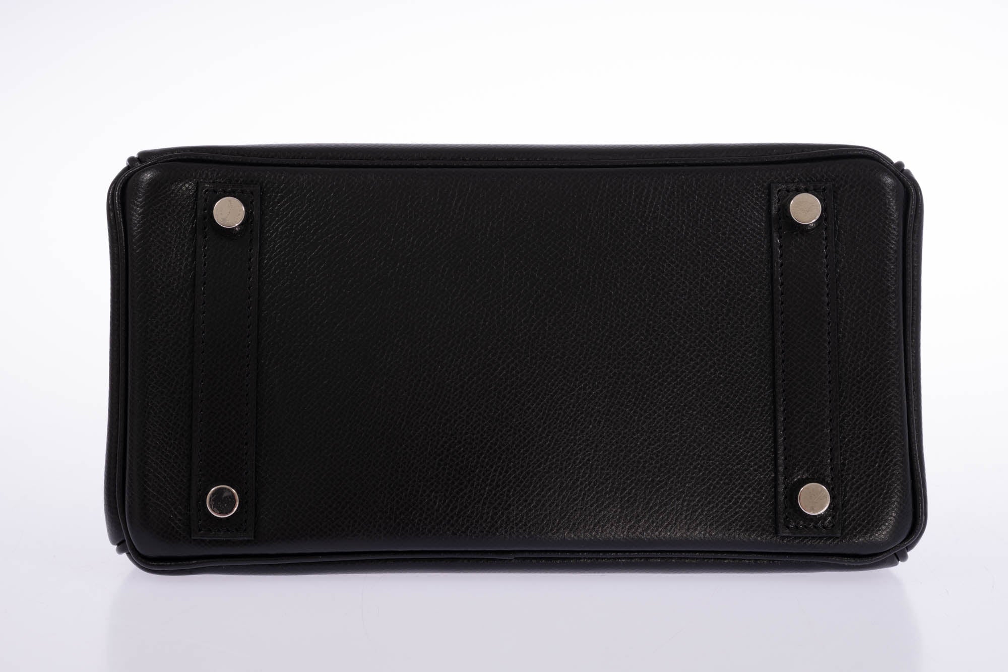 Hermès Birkin 25 Black Epsom Palladium Hardware