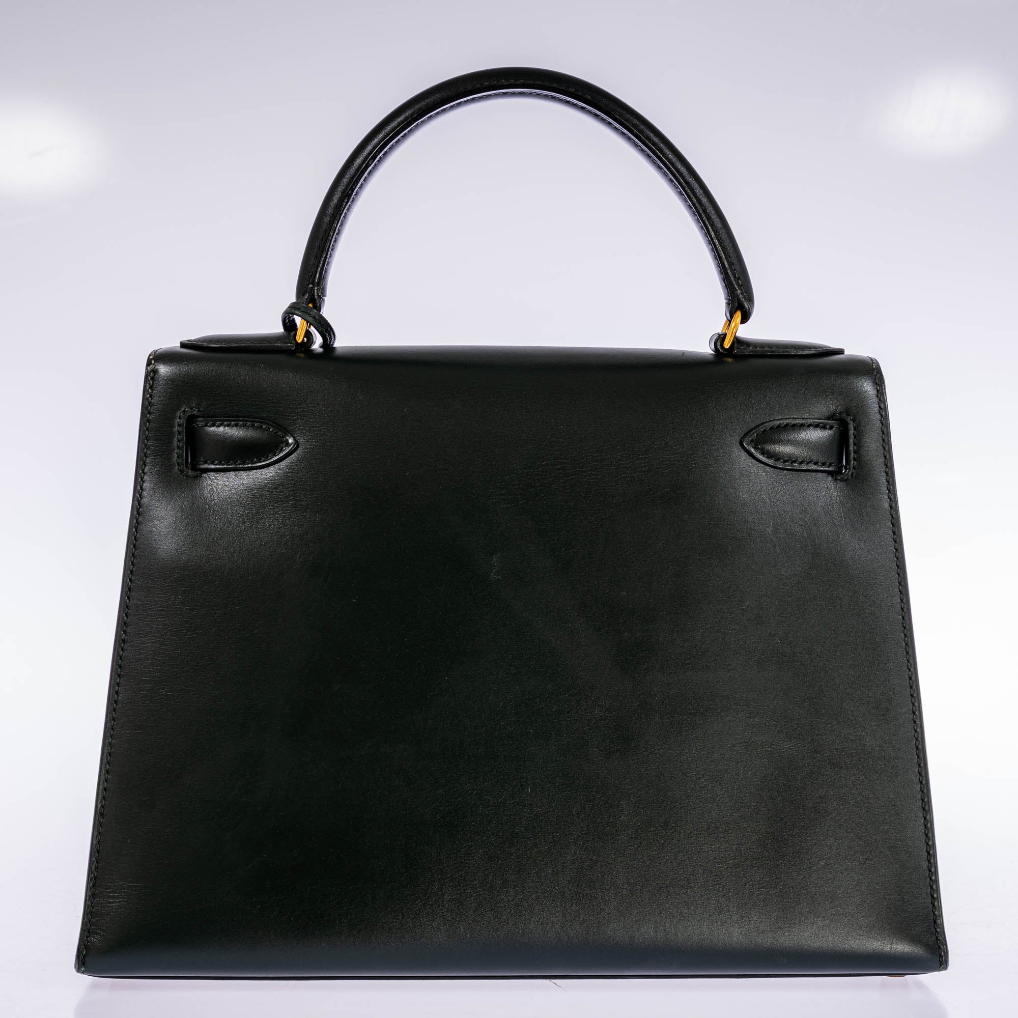Hermès Kelly 28 Sellier Vert Anglais Box Calf Gold Hardware