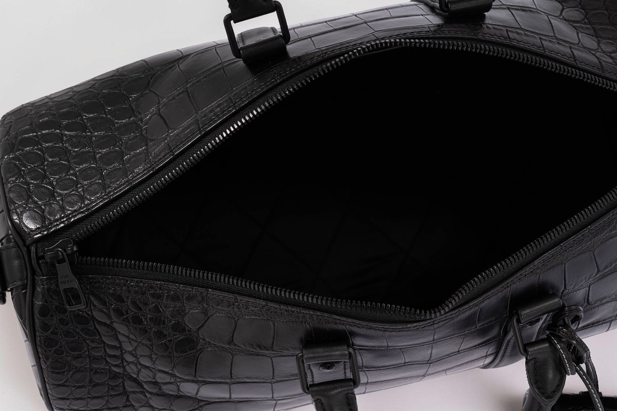 Louis Vuitton 1/1 Runway Keepall 45 Matte Black Alligator Black Matte Hardware
