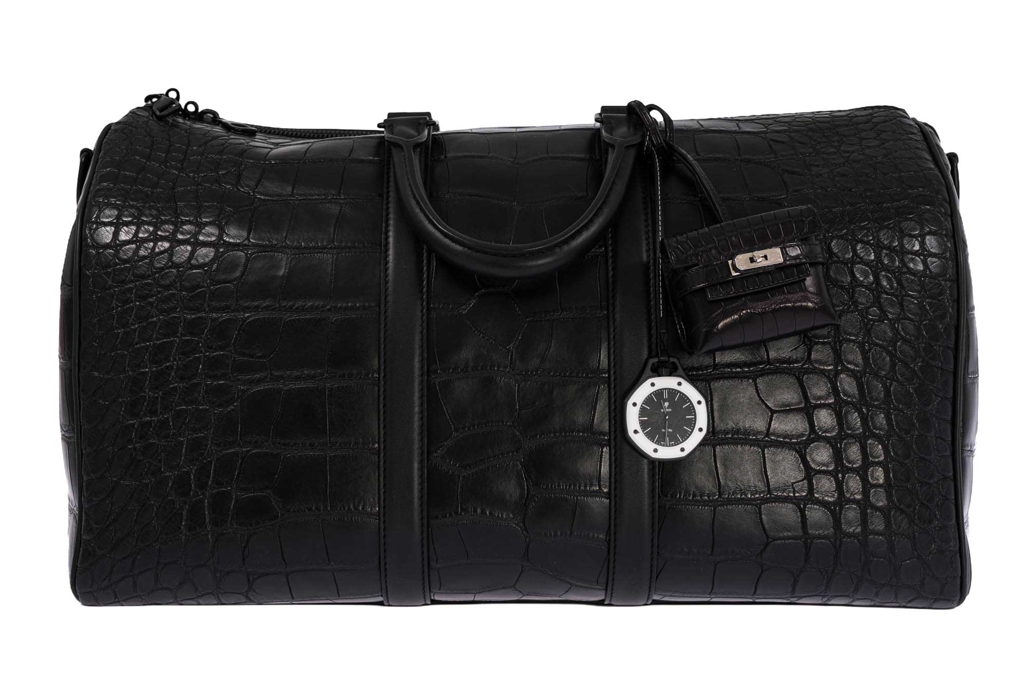 Louis Vuitton 1/1 Runway Keepall 45 Matte Black Alligator Black Matte Hardware