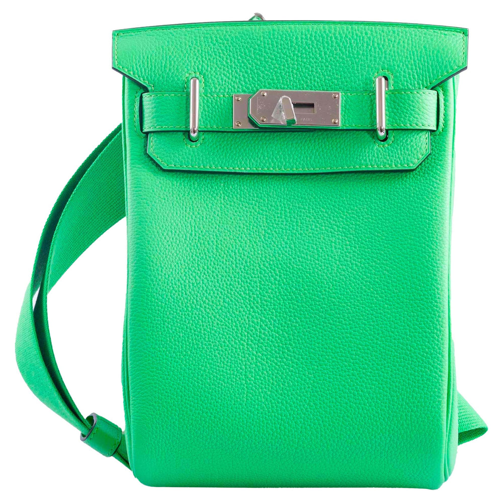 Hermès HAC Birkin A Dos PM Vert Comics Togo Palladium Hardware