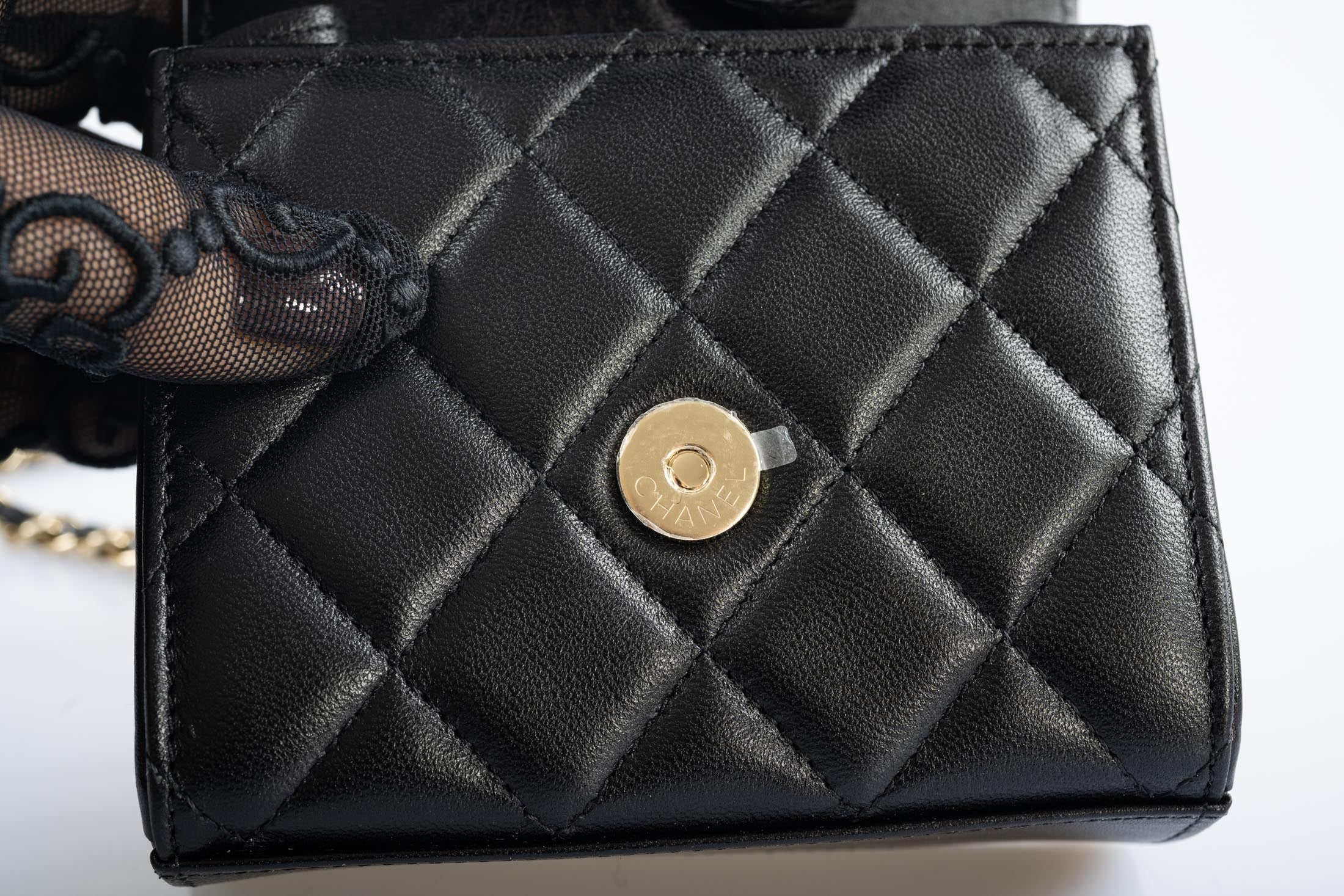 CHANEL Foldable Jewelry Box with Chain