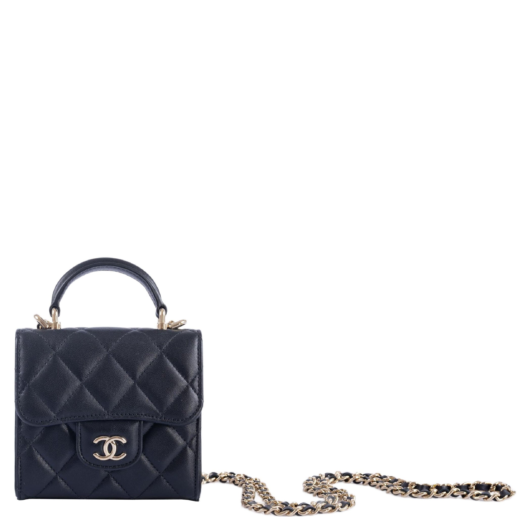 CHANEL Foldable Jewelry Box with Chain | JANEFINDS