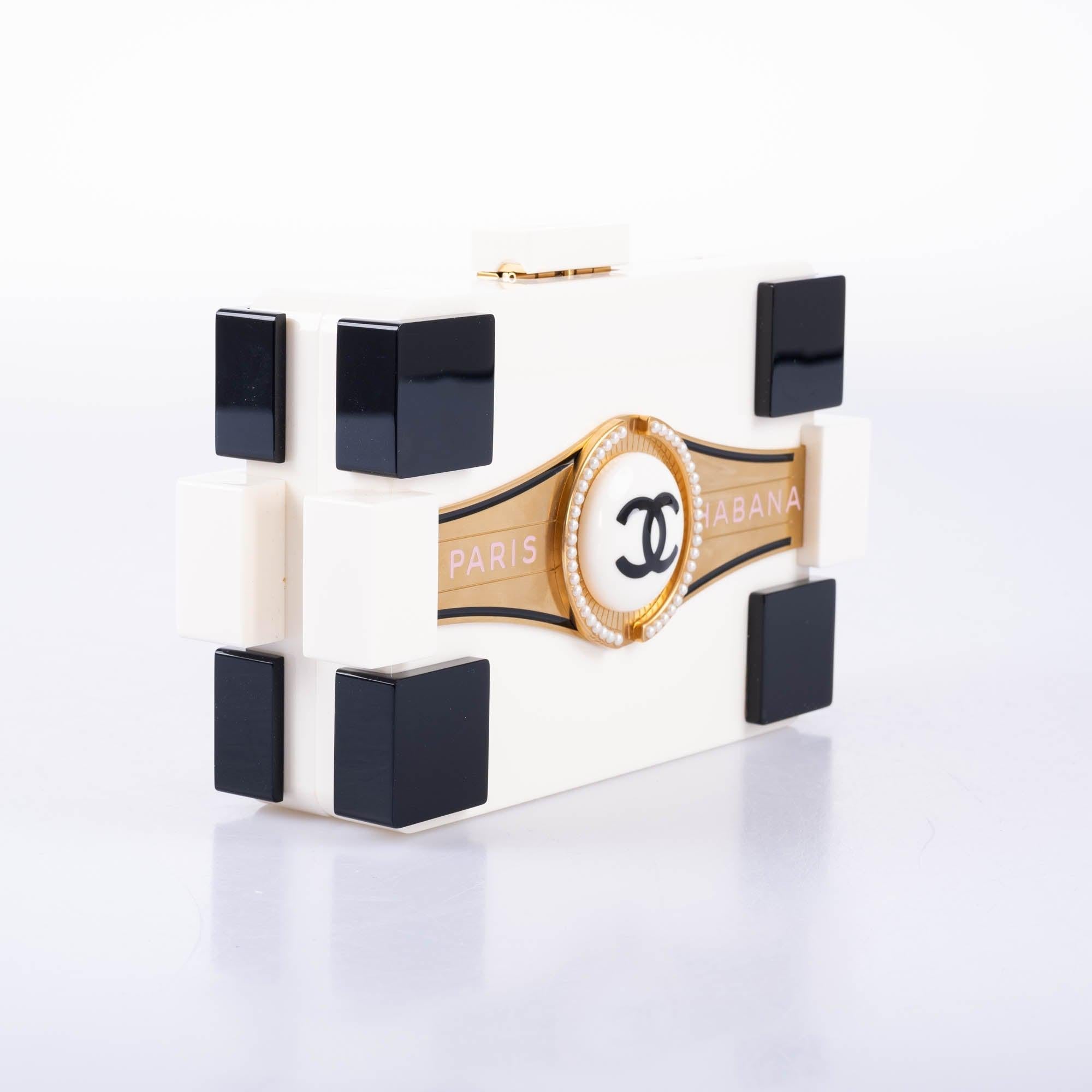 Chanel Havana by Night Paris-Habana Plexiglass Boy Brick Lego Bag