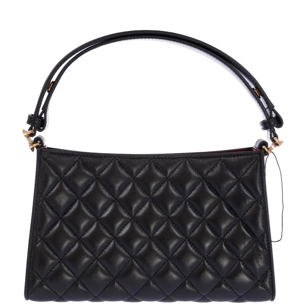 Chanel Shoulder Bag Black Quilted Lambskin Gold Hardware