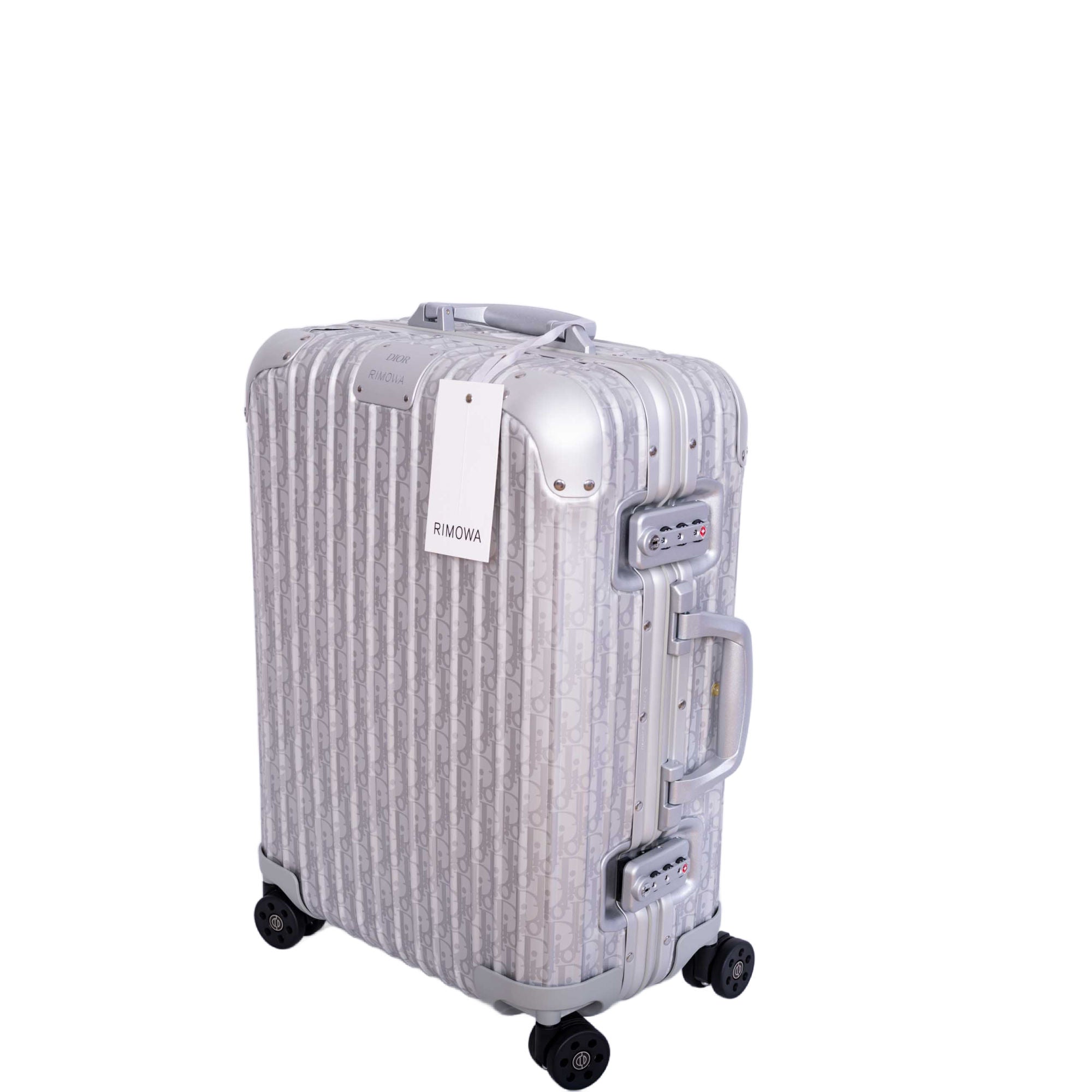 DIOR X RIMOWA Aluminum Gradient Carry-On Suitcase