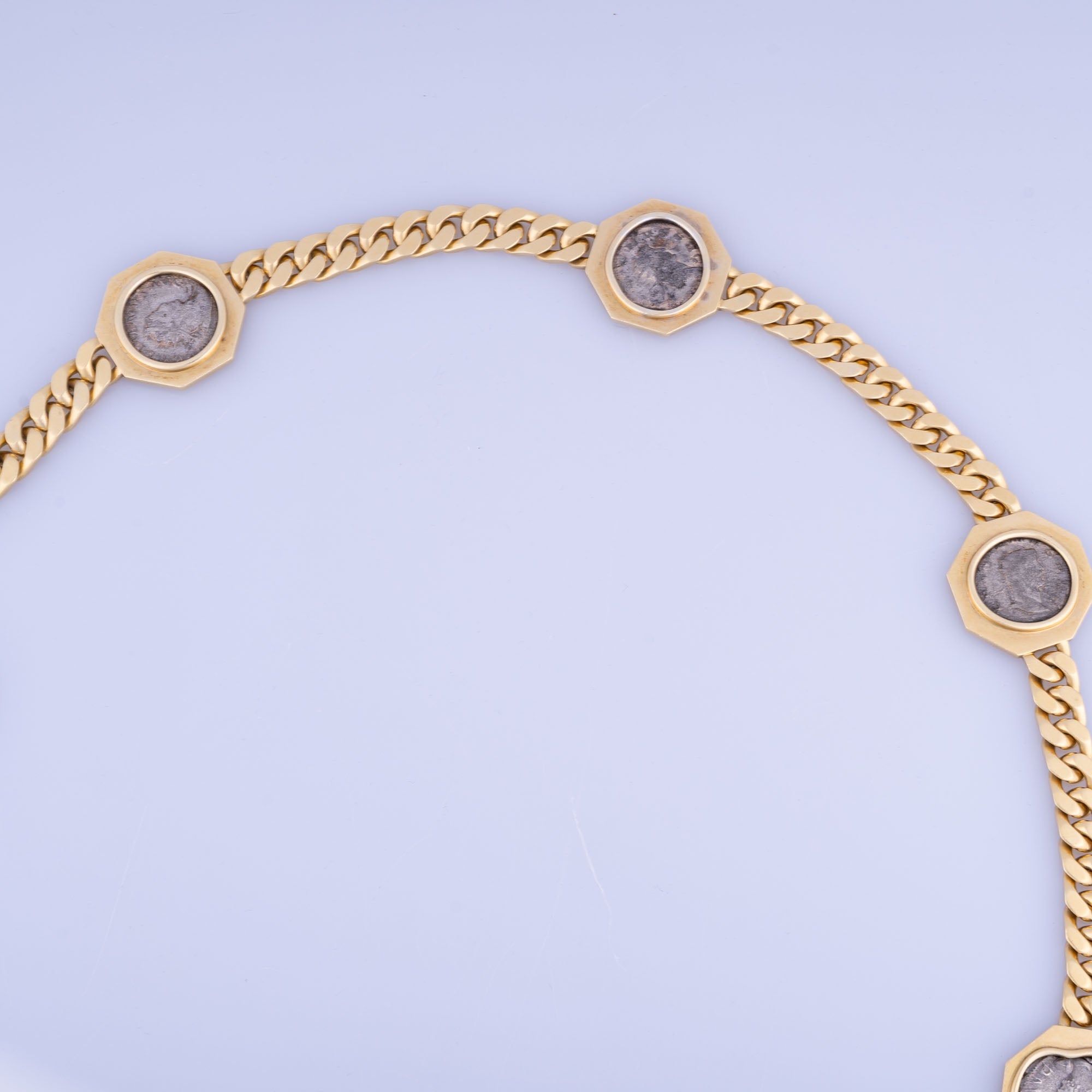 Estate Jewelry Bvlgari Bulgari Monete Gold Necklace